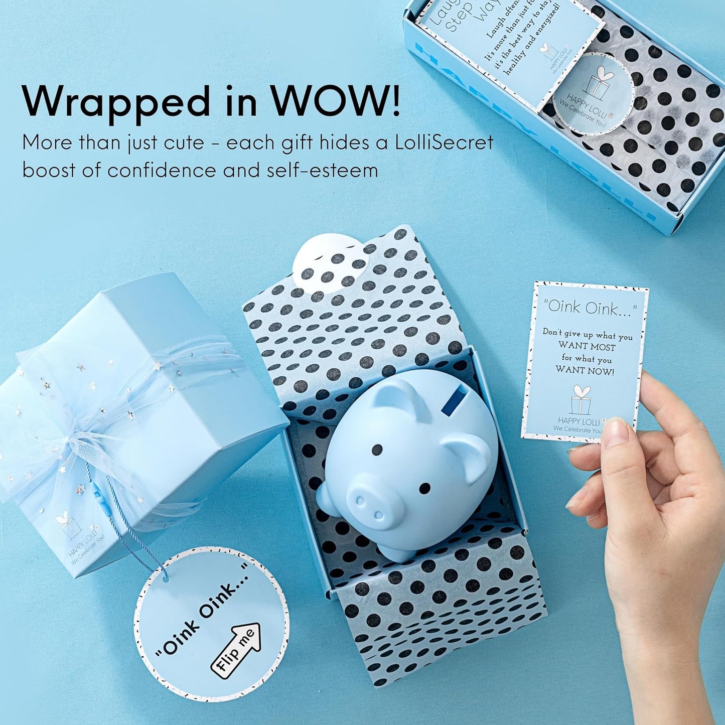 LolliBox Birthday Gift Set for Tween & Teen Girls | 8 Individually Wrapped Gifts, Ages 8-15