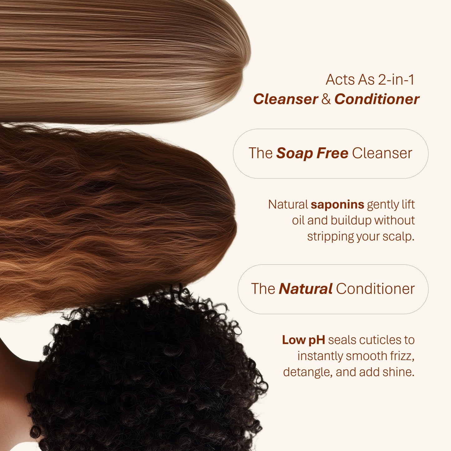 Pure Shikakai Powder | 100% Pure Chemical-Free | 8oz | 2-in-1 Natural Hair Cleansing Mask for Dry Damaged Hair and Growth | Anti Frizz Repairing Hair Mask | Deep Scalp Cleansing | Acacia Concinna