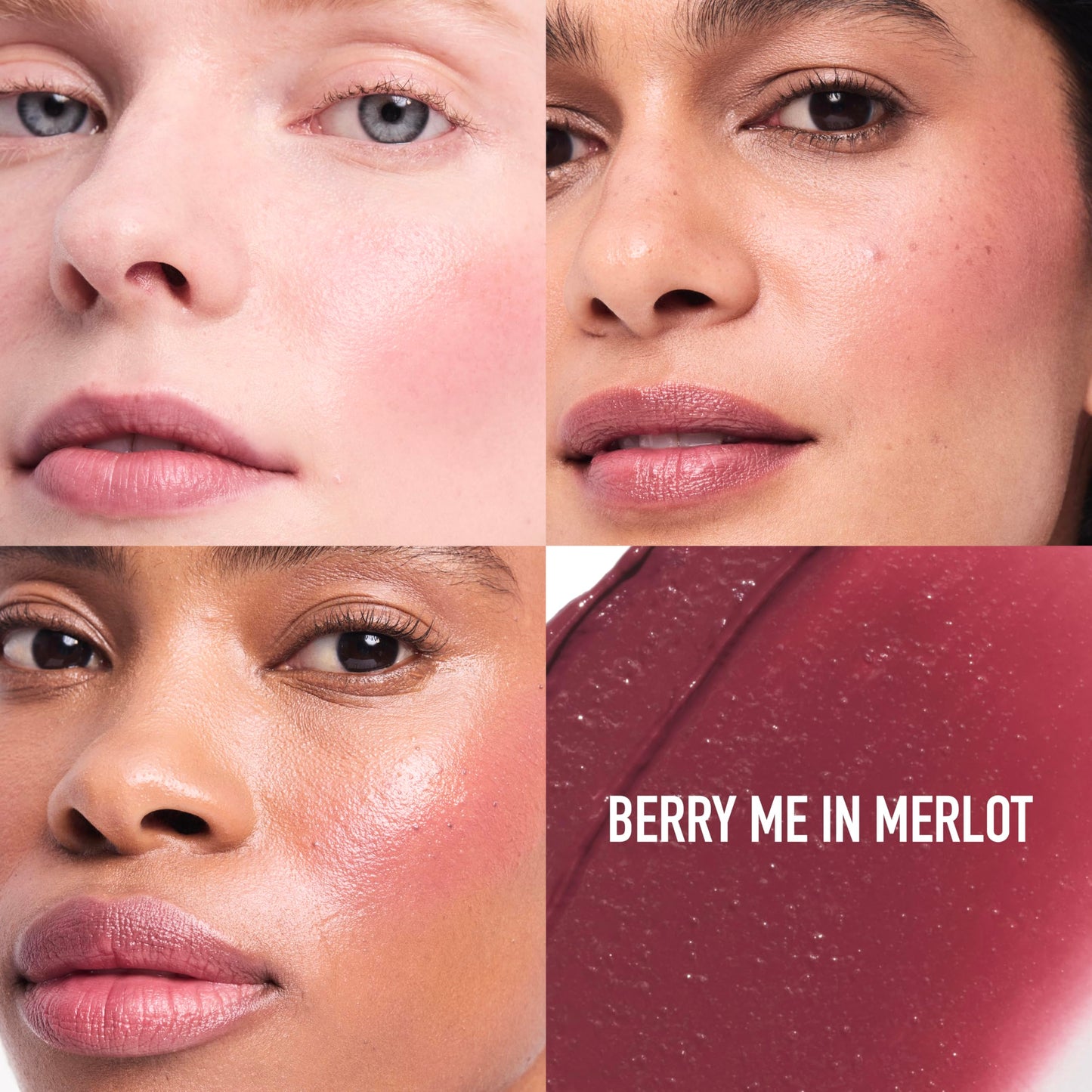 bareMinerals Gen Nude Dew in One Cheek & Lip Stick - Berry Me in Merlot