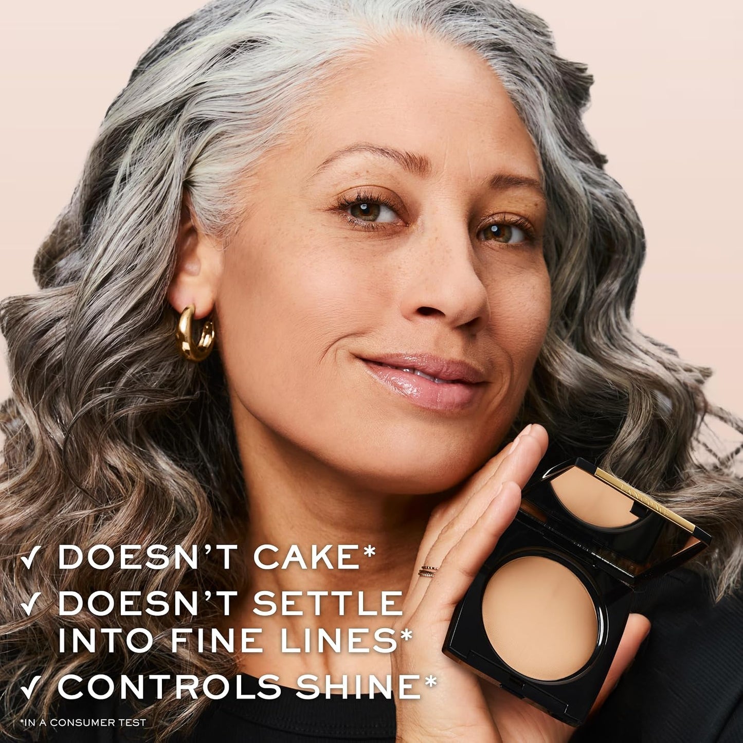 Lancôme Dual Finish Powder Foundation - Sheer-to-Full Coverage, Natural Finish | Longwear, Controls Shine