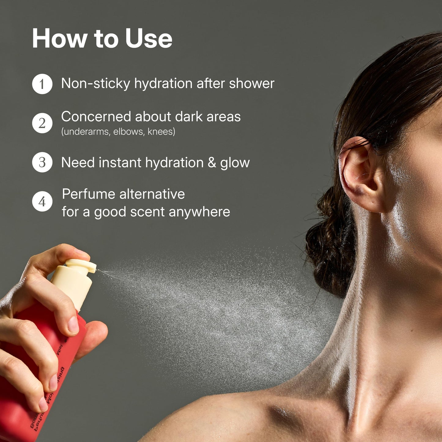 hetras Perfume Body Mist (Hotel Wood Scent)–Hydrating Fragrance Spray with Niacinamide | Skin Smoothing & Moisturizing | 360° Continuous Fine Mist for Body | Long-Lasting Korean Body Care | 4.06 fl.oz