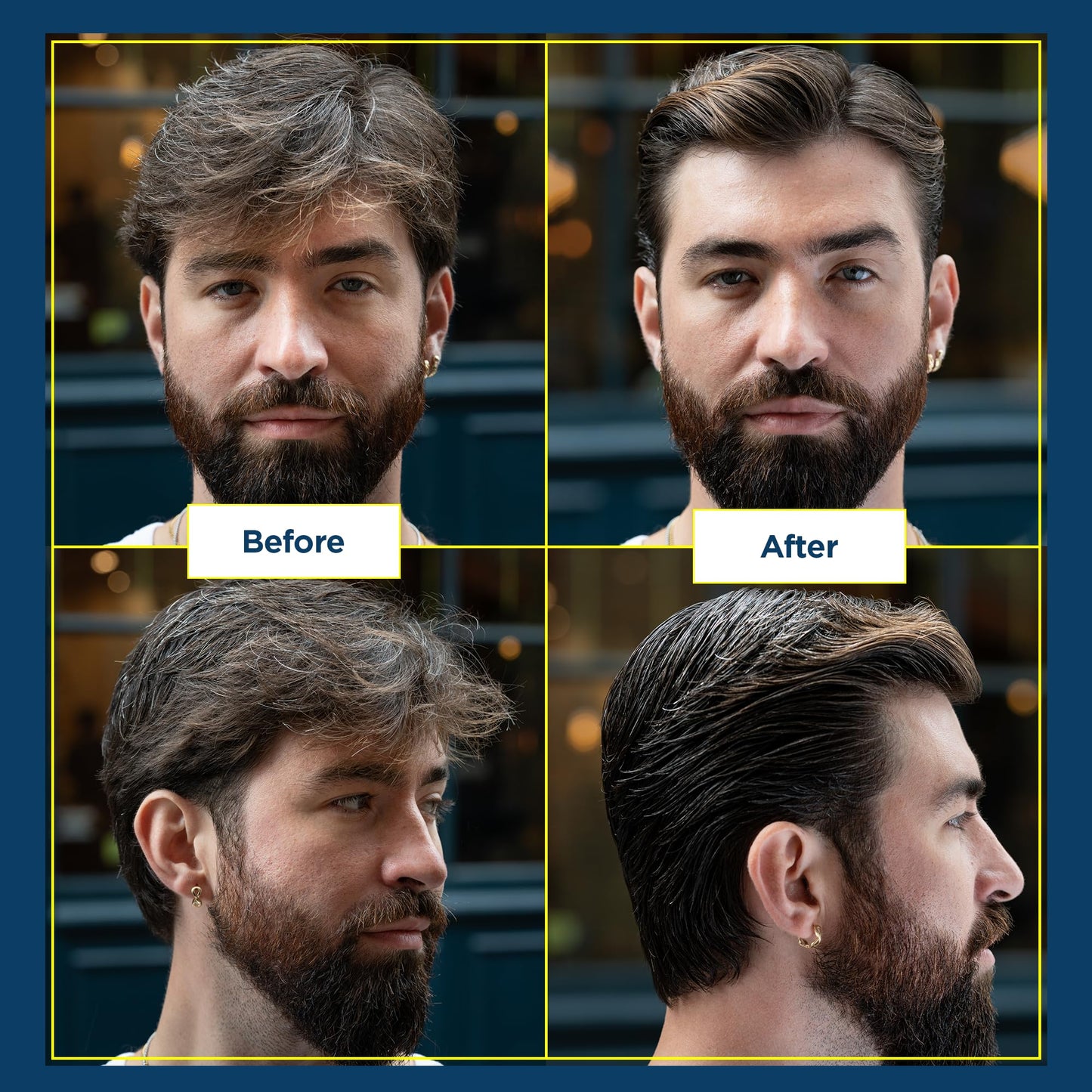 Ruffians Beard & Hair Oil (1.7 Oz Fl / 50 ML) Omega-Rich Nourishing Hair Oil Spray, Nourishing, Smooth Finish, for Beards and Dry Hair, Leave-In Hair Oil, Weightless Hair Oil Mist