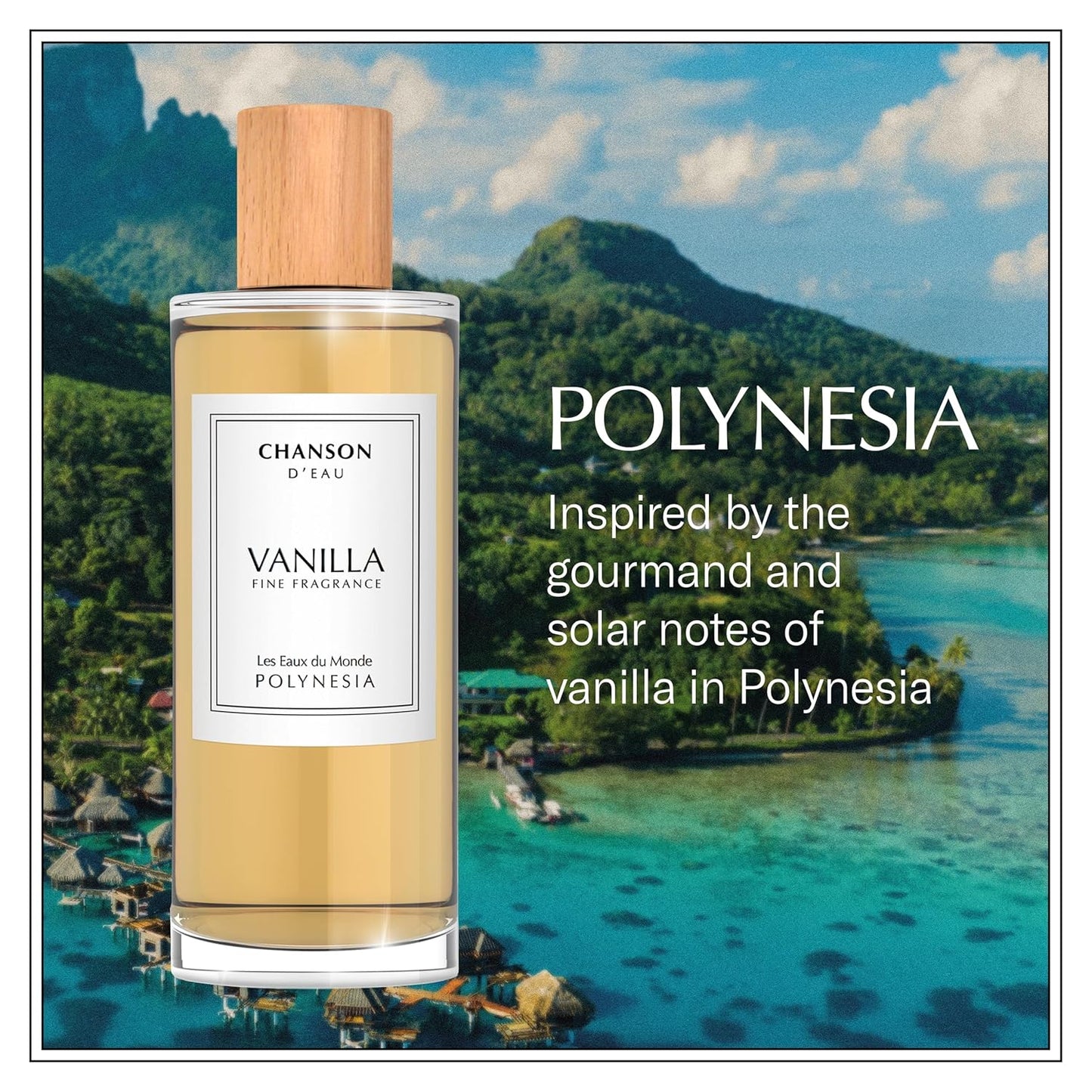 Chanson Vanilla Eau de Toilette - Women's Fragrance with Pear & Sugar Notes | 3.4 fl oz Travel Size