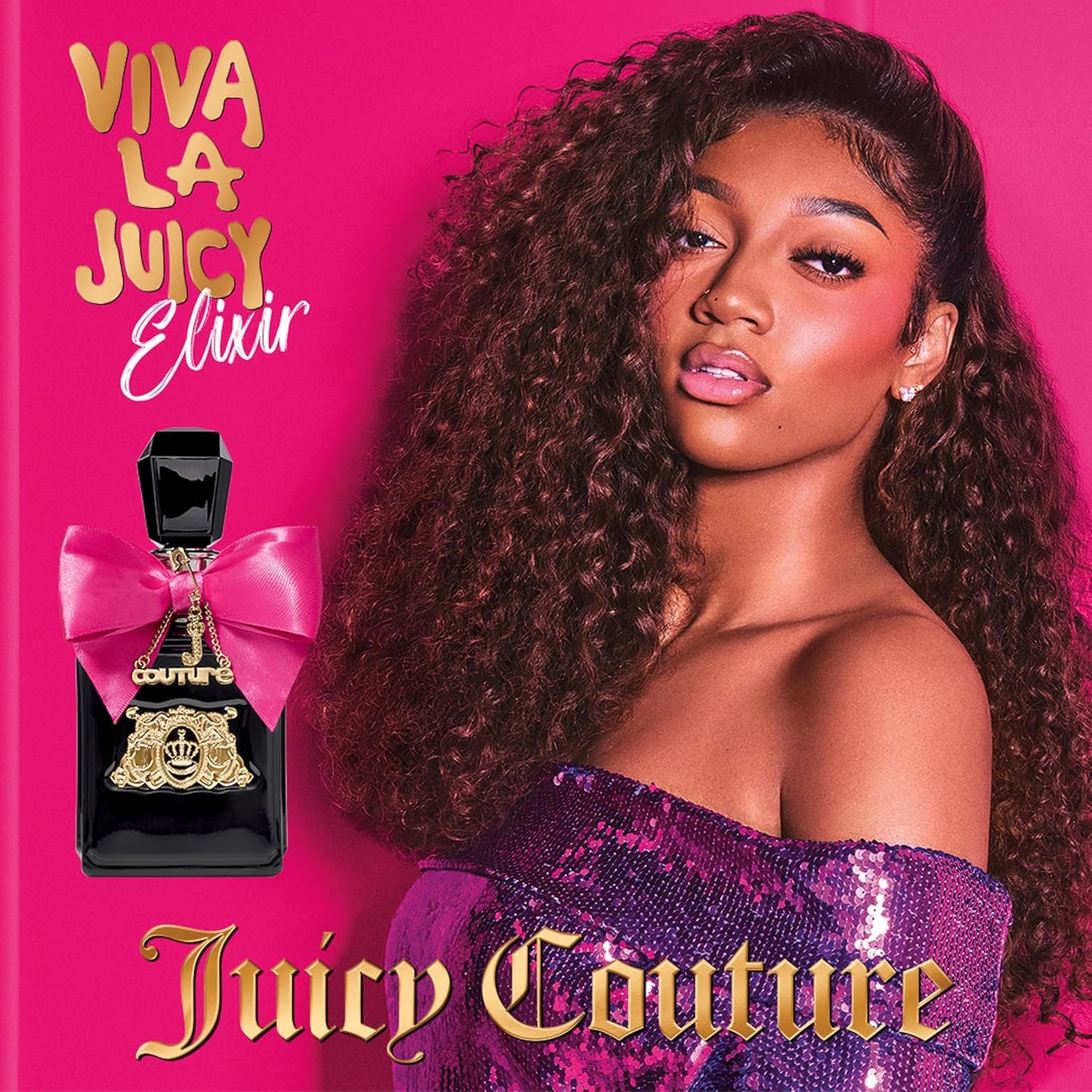 Juicy Couture Viva La Juicy Elixir Eau de Parfum - Long-Lasting Floral Amber Women's Perfume | 3.4 fl oz