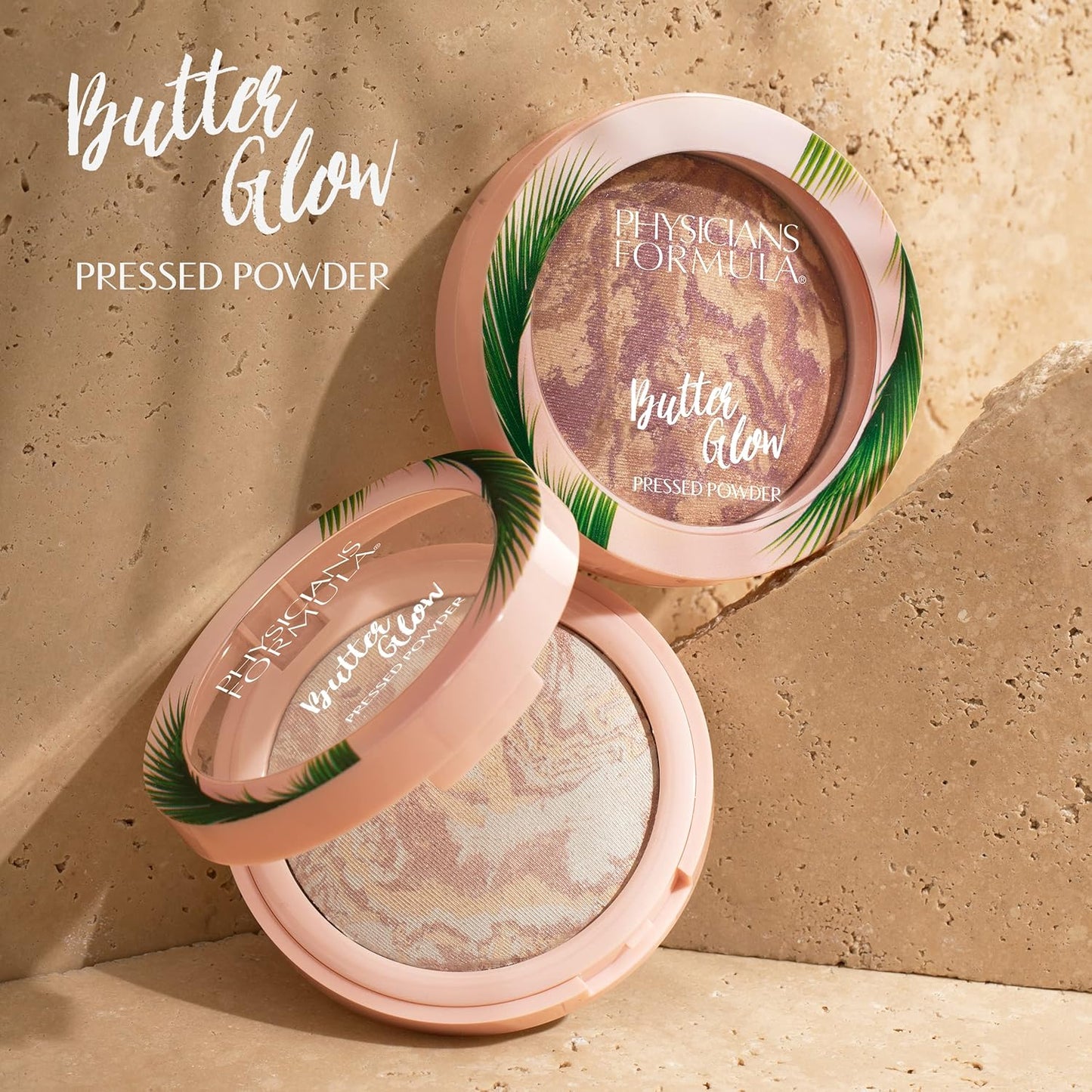 Physicians Formula Butter Glow Pressed Powder - Radiance-Boosting Face Powder with Murumuru Butter | Translucent Glow Finish