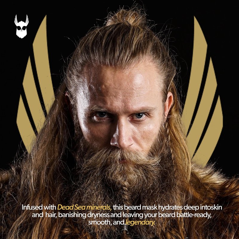 The Beard Struggle Viking Sea Mineral Beard Conditioner - 5.29 oz - Promotes Beard Health - Cleansing Beard Mask for Men