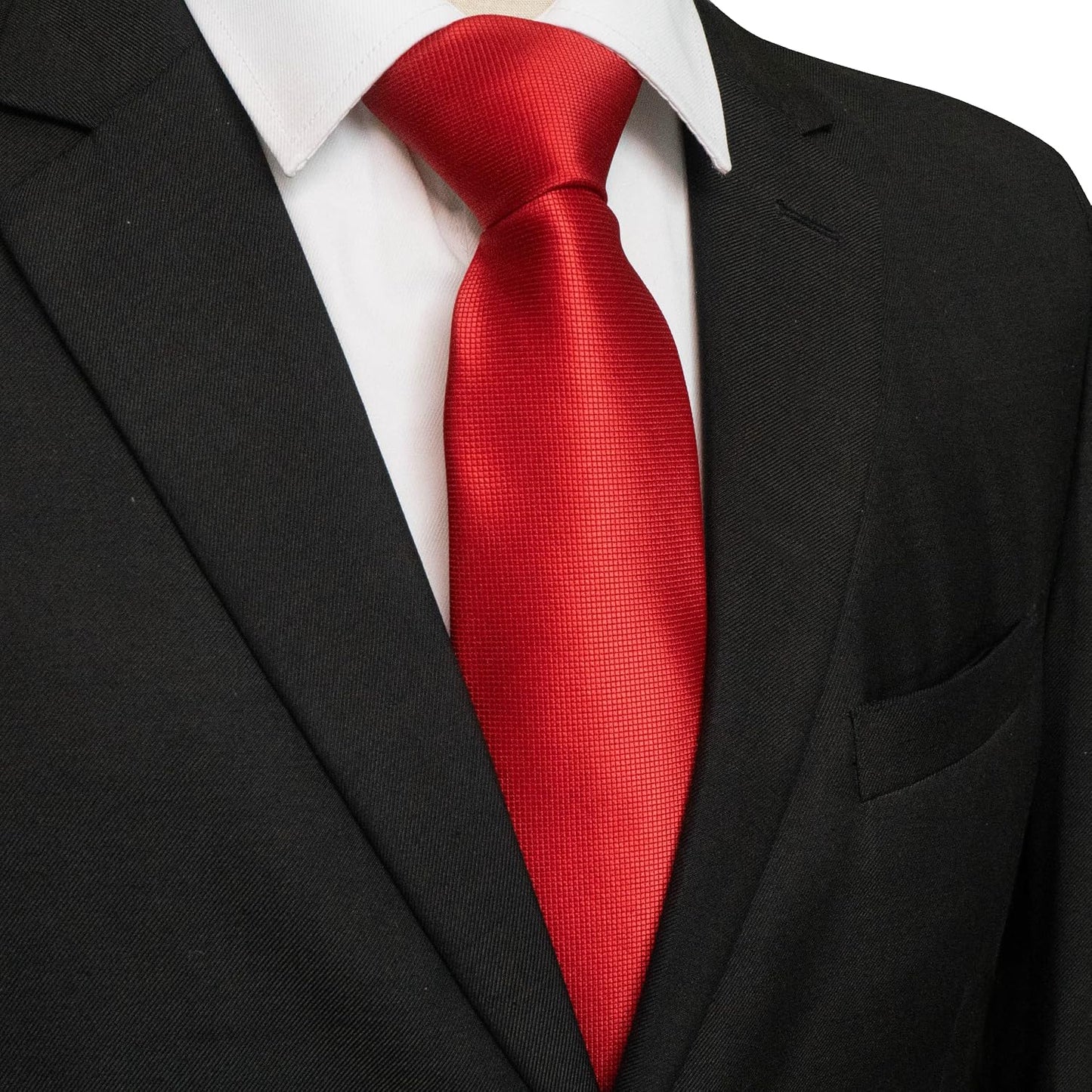 Solid Color Tie for Men - Business & Wedding Necktie | Elegant Design