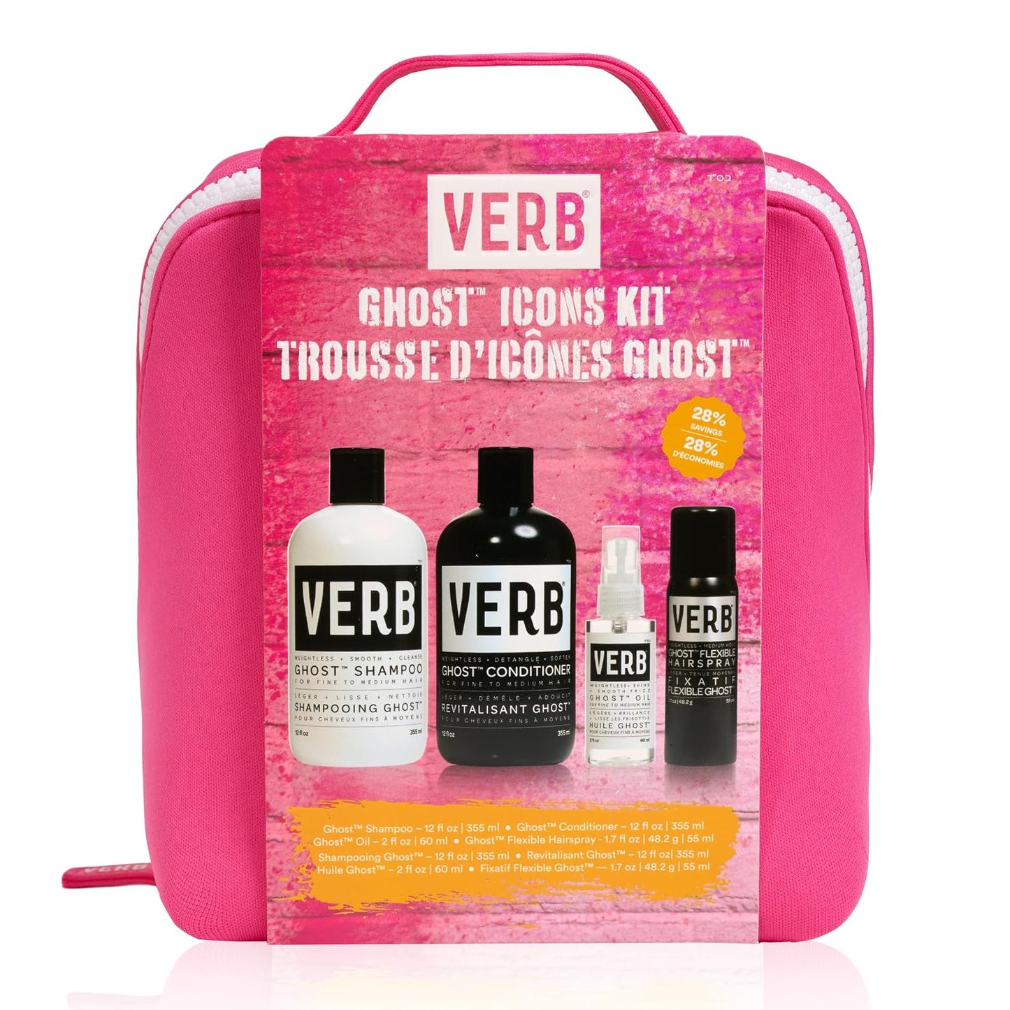 Ghost Trio Kit - Weightless Hair Collection for Fine to Medium Hair - Smooth Shine & Frizz Control