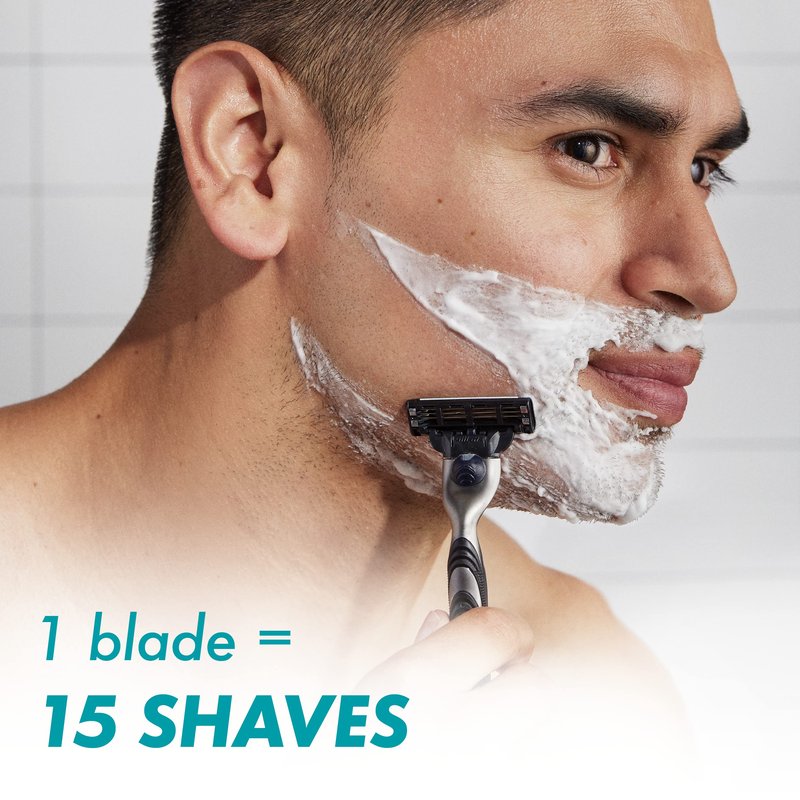Gillette Mach3 Razor Refills for Men, 4 Razor Blade Refills (Pack of 2)