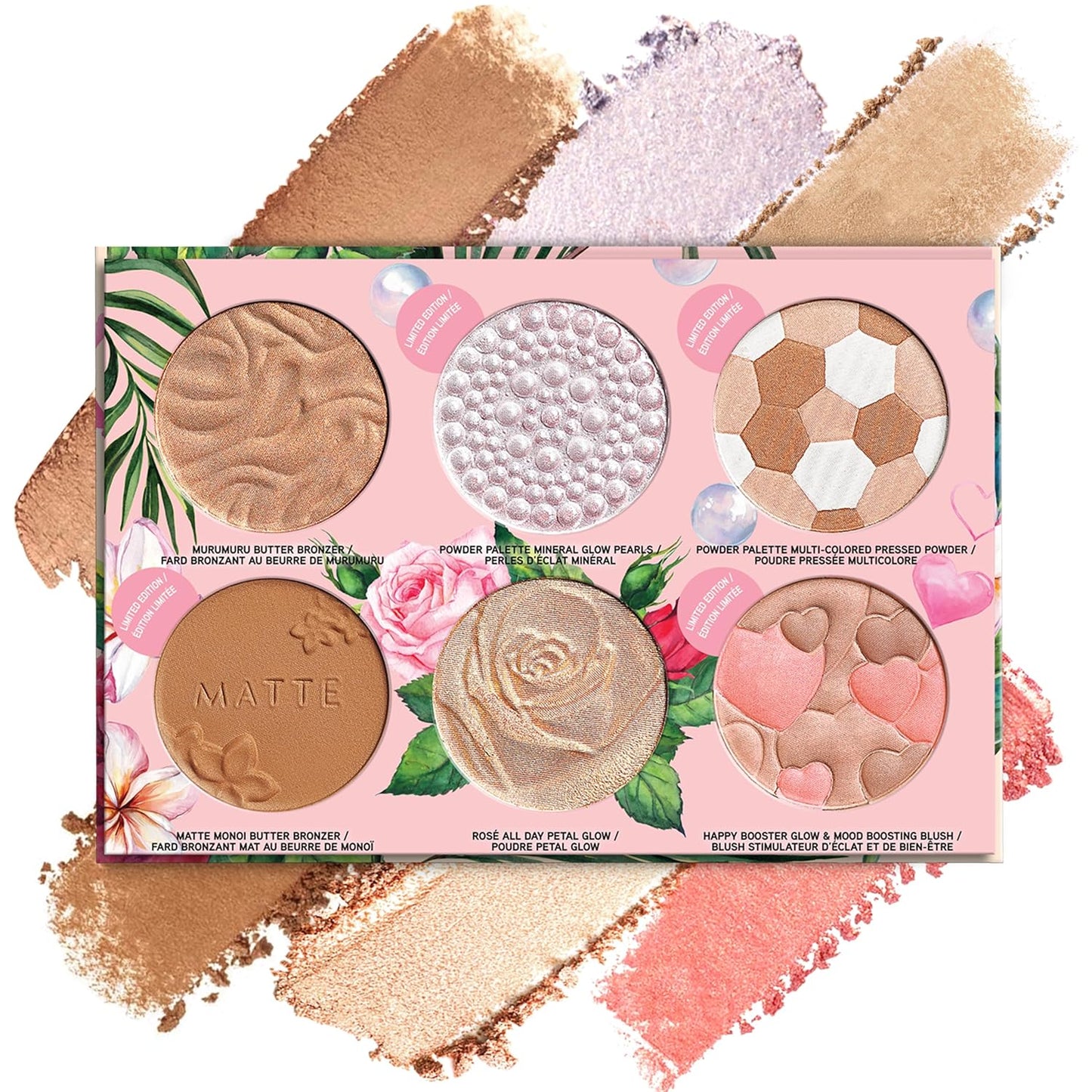 Nourishing Bronzer, Blush & Highlighter Palette - Cruelty-Free Face Powder Blend | Dream Team