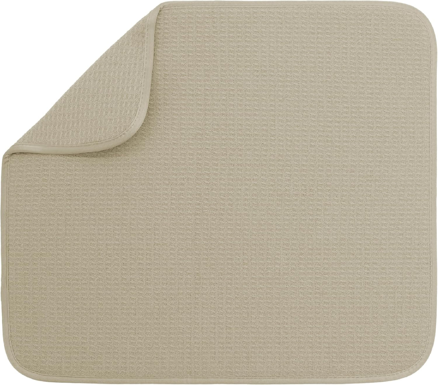 Dish Drying Mat XL - Absorbent Microfiber Kitchen Counter Pad | 18” x 24” | Charcoal