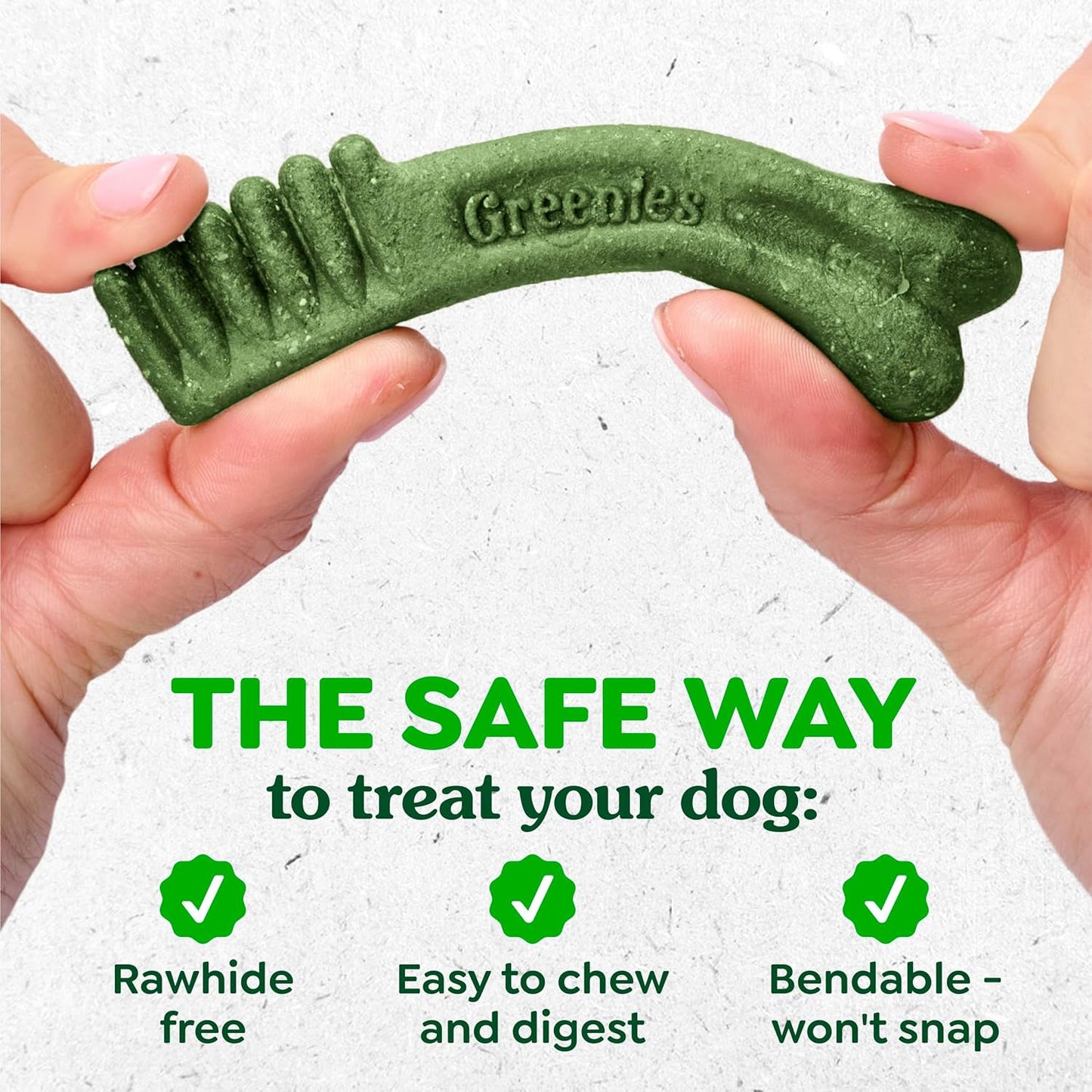 Greenies Natural Dental Dog Treats - Veterinarian-Recommended Chews | Regular Size, Original Flavor, 36 oz. Pack