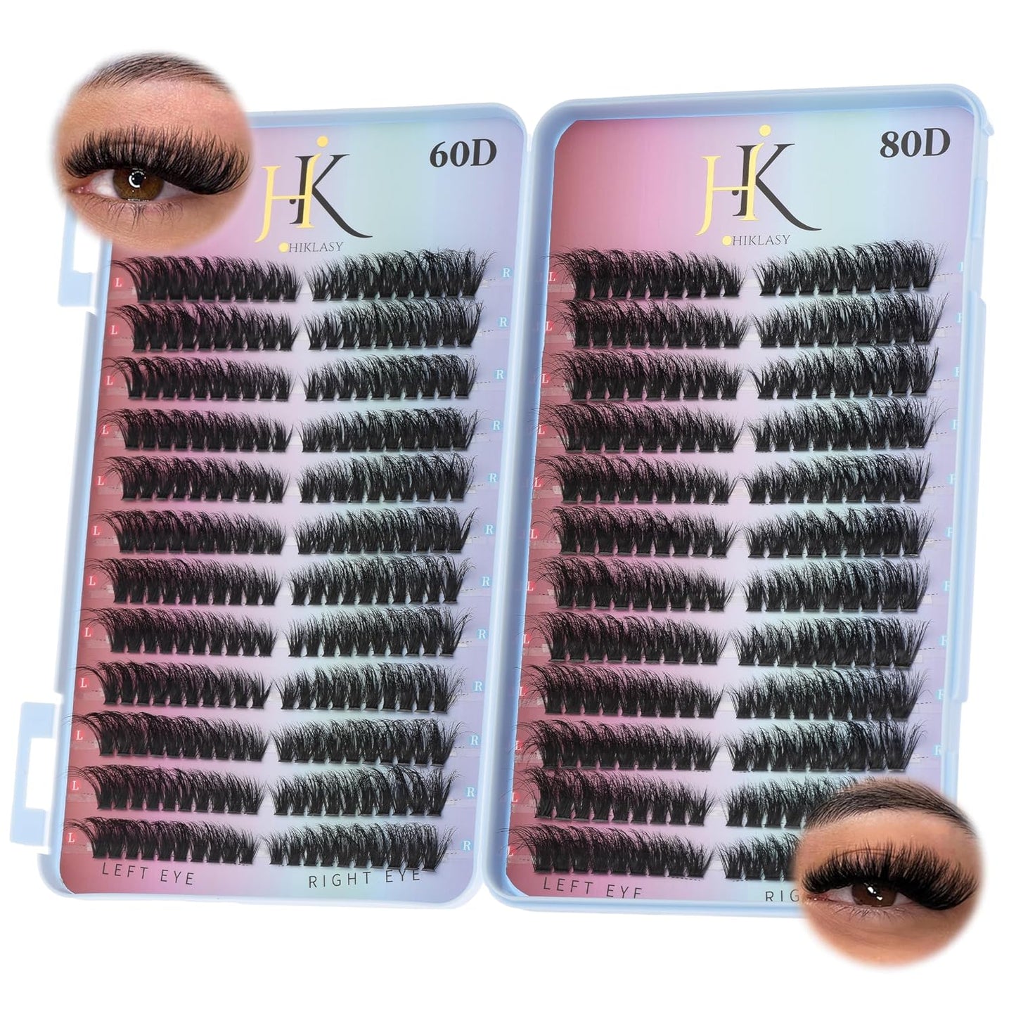 Lash Clusters - 120D Wispy Manga Style Spiky Eyelash Extensions | Reusable Volume Lashes 12-18mm