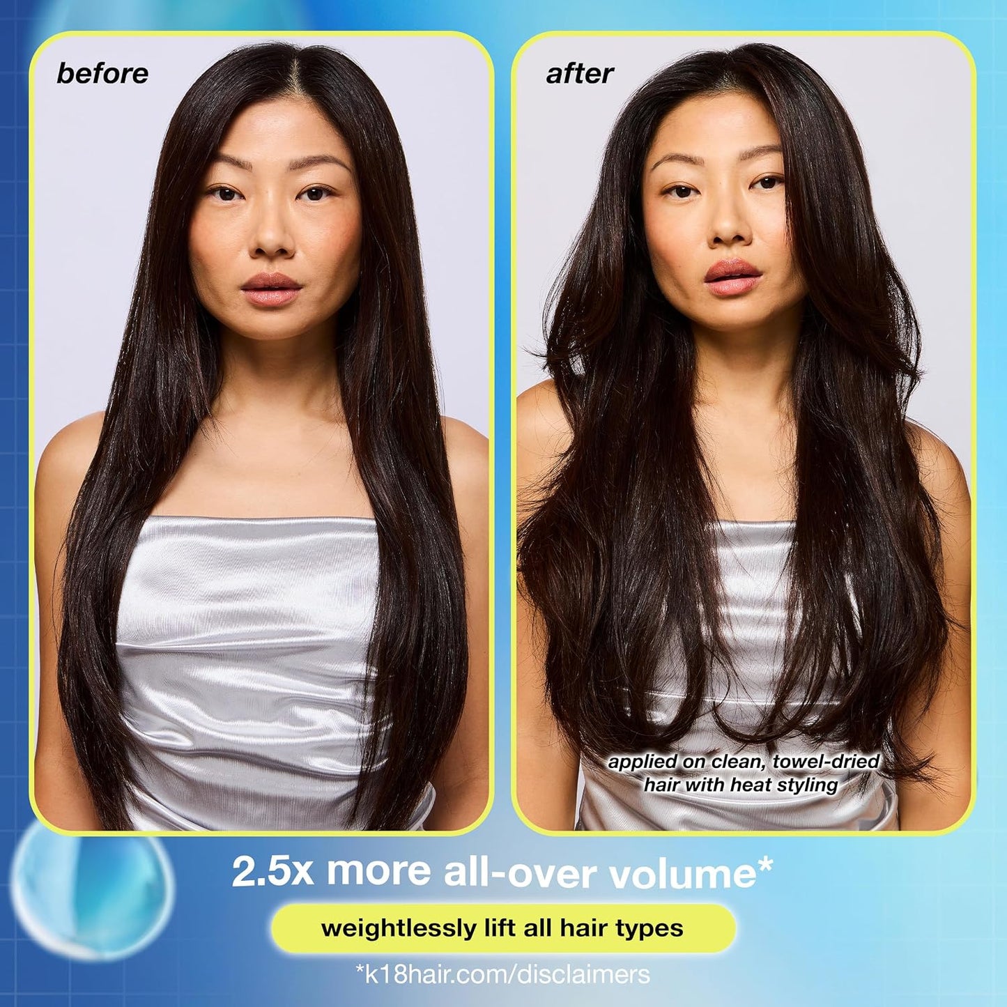 K18 AstroLift™ Volume Spray - 2-Day Hair Thickening & Hold for Fine, Fragile Hair | Non-Sticky, Humidity-Resistant Formula