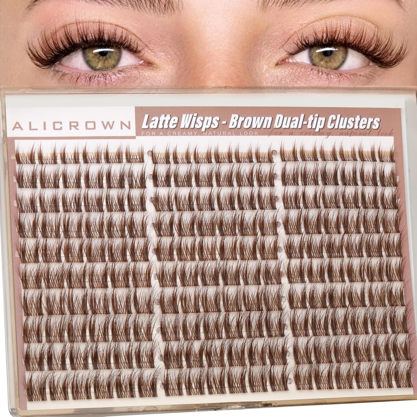 Manga Eyelash Clusters - Wispy Spiky Individual Lashes 8-14MM | 180Pcs Daily Wear Extensions