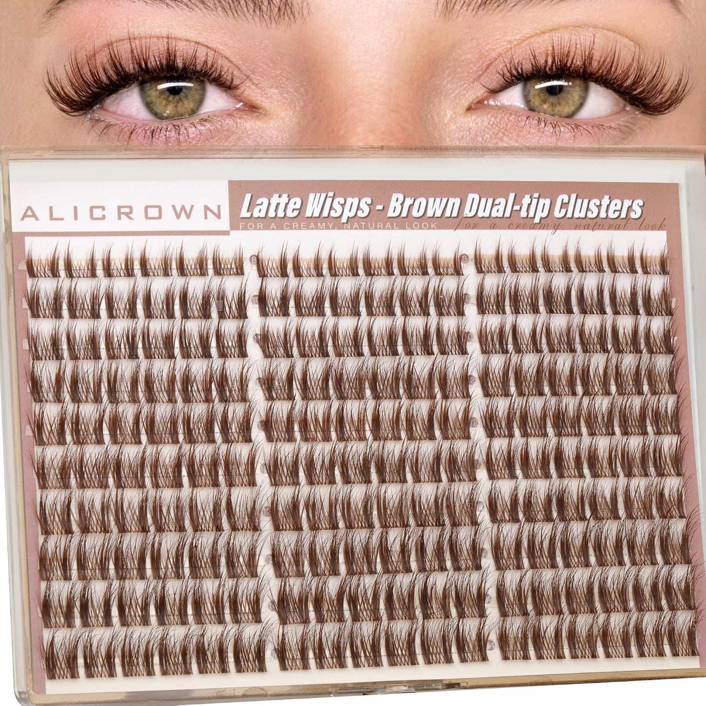 Spider Lash Clusters Kit - Wispy Eyelash Extensions with D Curly Design | 8-14MM Individual Lashes & Bond