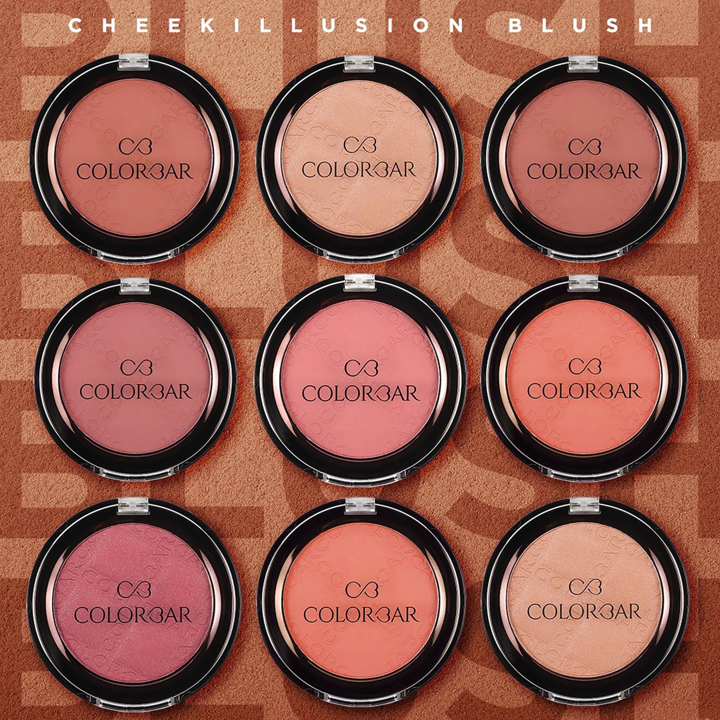 Colorbar Cheekillusion Blush - Lightweight and Silky Powder Blush - Long-lasting and Smudge-proof - Buildable Color - 016 Sweet Scarlet - 0.14 oz
