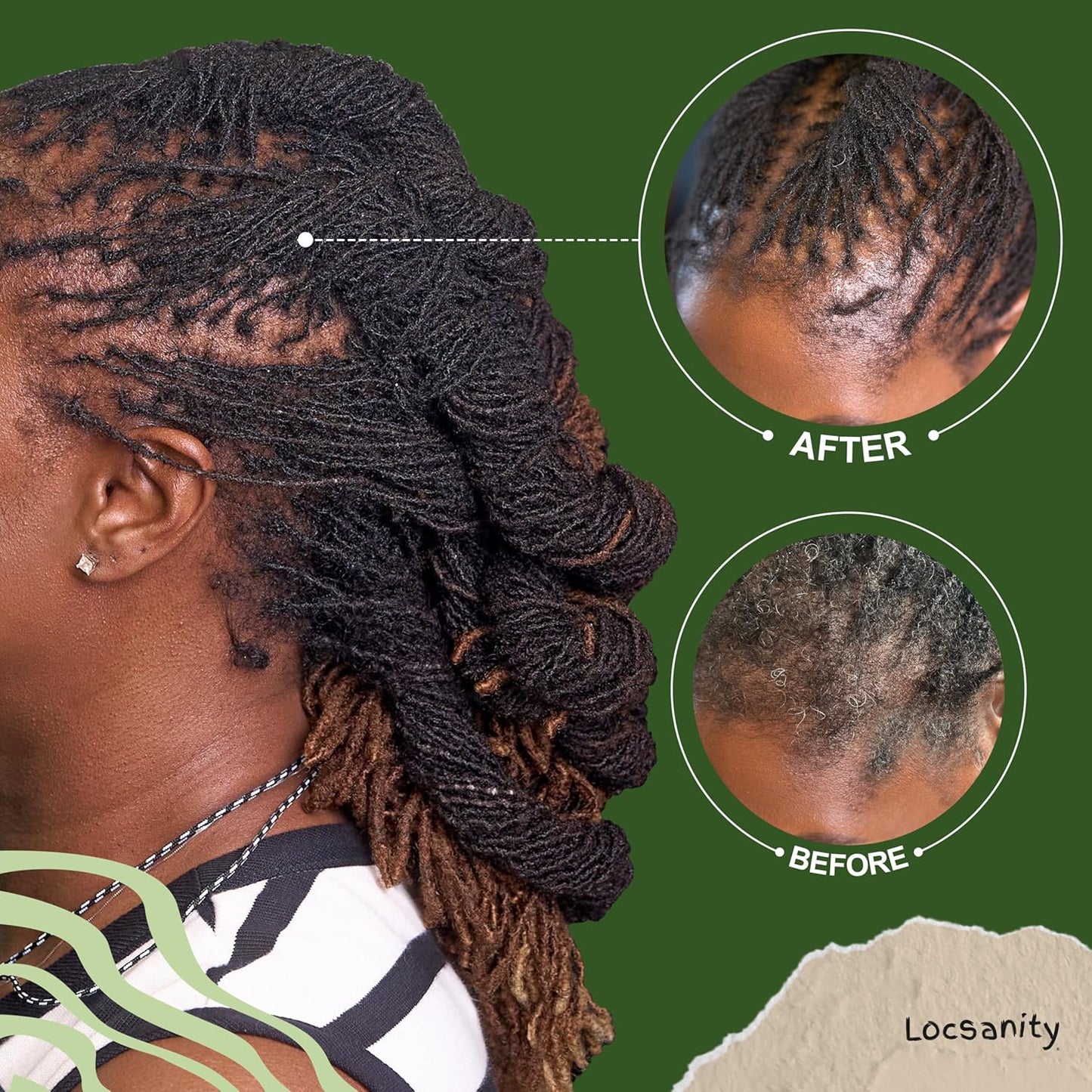 Interlocking Tool for Microlocs | Ergonomic Curved Retightening Tool for Dreadlocks & Sisterlocks - DIY Hair Maintenance Kit