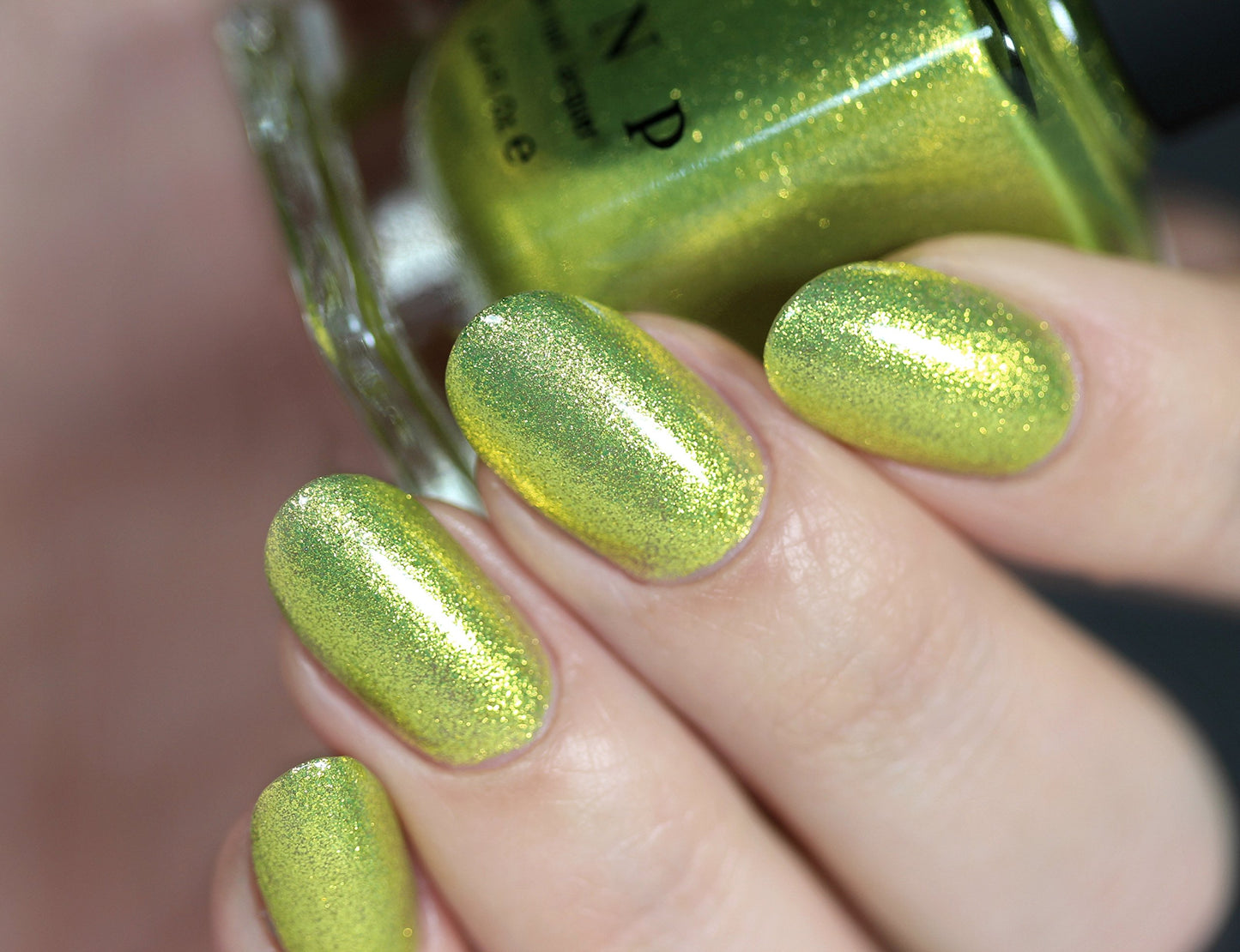 ILNP Short Circuit - Radiant Yellow-Green Ultra Metallic Bright Nail Polish