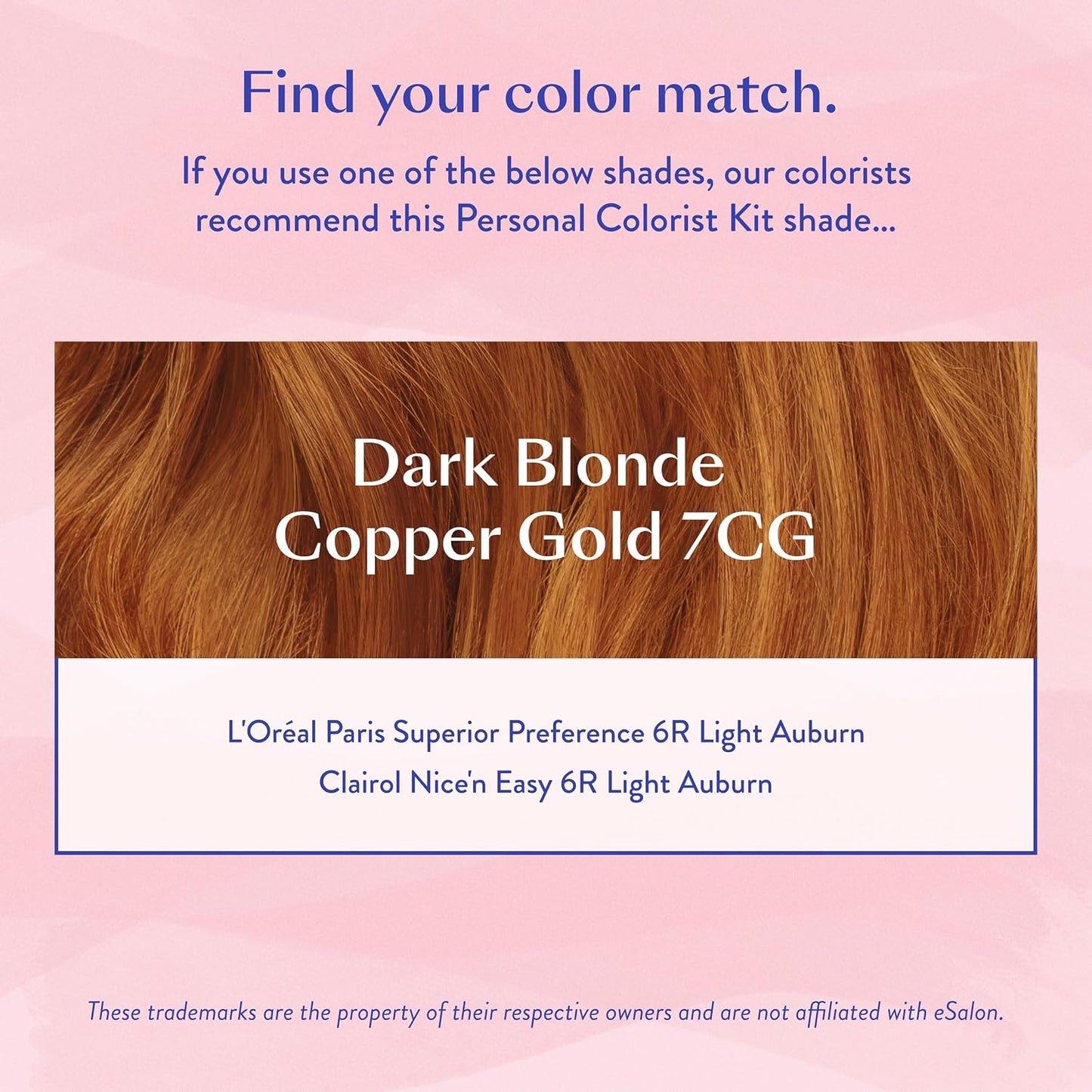 Permanent Hair Color Kit - Dark Blonde Copper Gold | Ammonia-Free Dye for 100% Gray Coverage