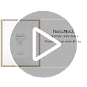 Elegant 4x6 Gold Photo Frame with Velvet Backing & Glass Front