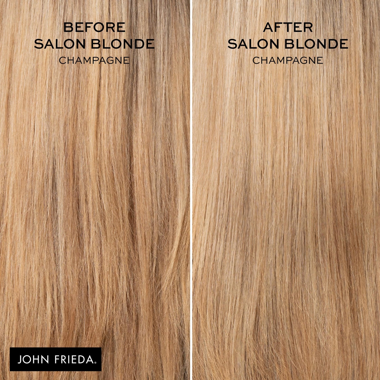 John Frieda Salon Blonde Champagne Tone Perfecting Treatment with Protein-Peptide Complex, Hair Toner, Toner for Blonde Hair 4 fl oz
