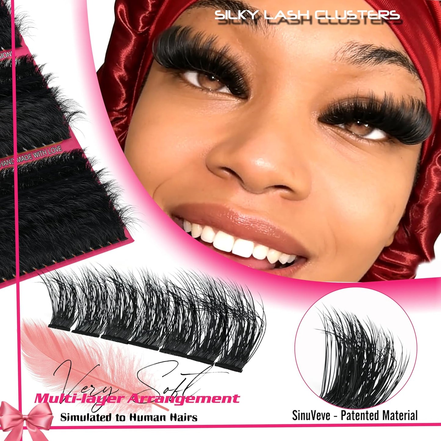 Lash Clusters - Volume Fake Lashes Extensions 12-22mm | 288pcs Dramatic Wispy & Reusable