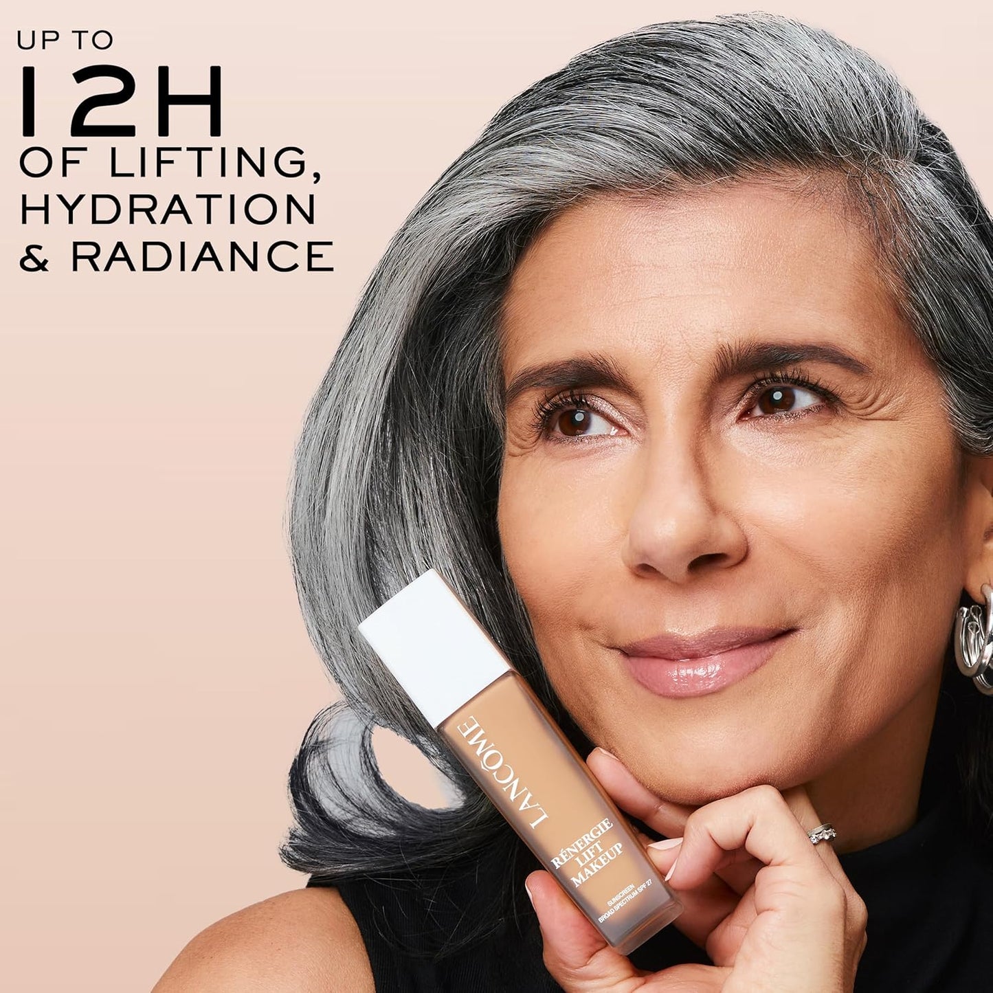 Lancôme Renergie Lift Foundation - Lightweight Hydrating Makeup, Medium-Full Coverage, SPF 27 | Anti-Aging & Firming