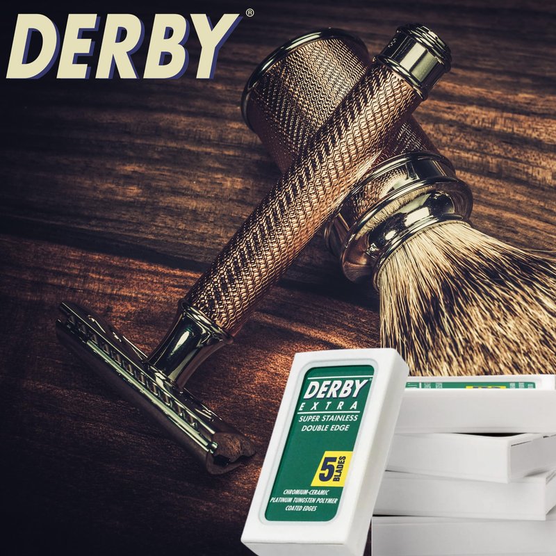 Derby Extra Professional Double Edge Razor Blades for straight razor (25)