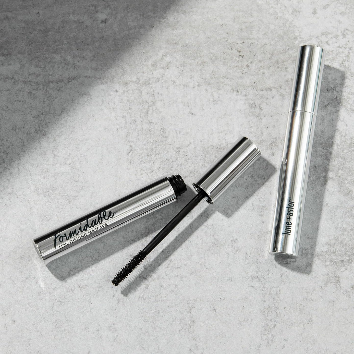 Lune+Aster Lengthening Mascara - Longwear Formula Lifts & Lengthens Up to 17 Hours | Black