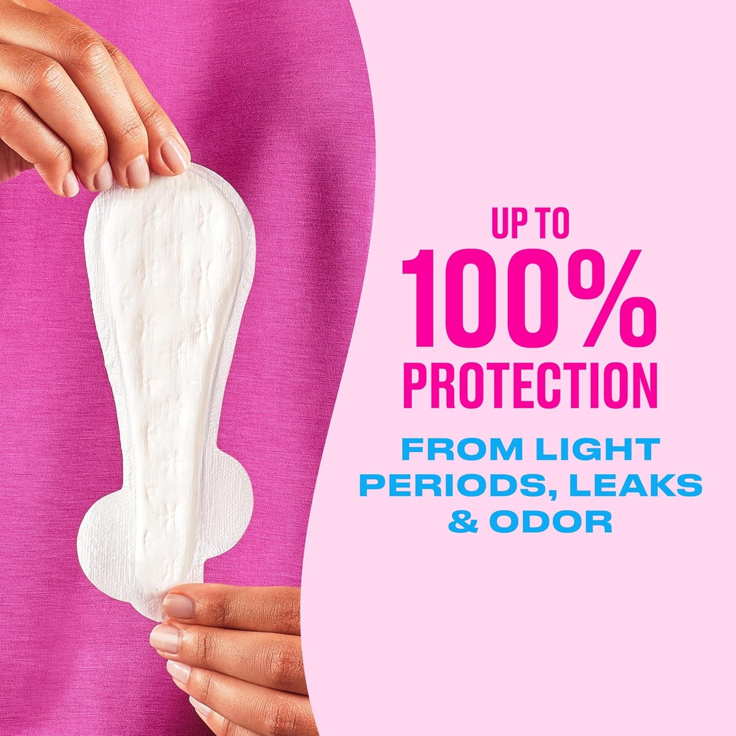 Carefree Panty Liners for Women - Unwrapped & Unscented Thong Liners | 49 Count