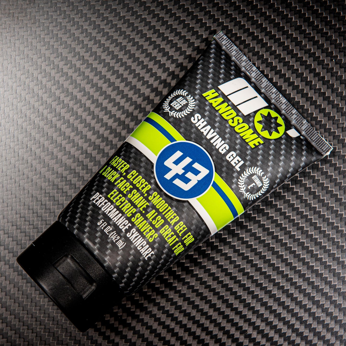 Mo' Handsome Premium Shave Gel for Men – Smooth Glide Formula for a Close Shave – Use with Razor Blades or Wet/Dry Electric Shavers – Hydrating & Skin-Soothing, Aloe Vera & Vitamin E