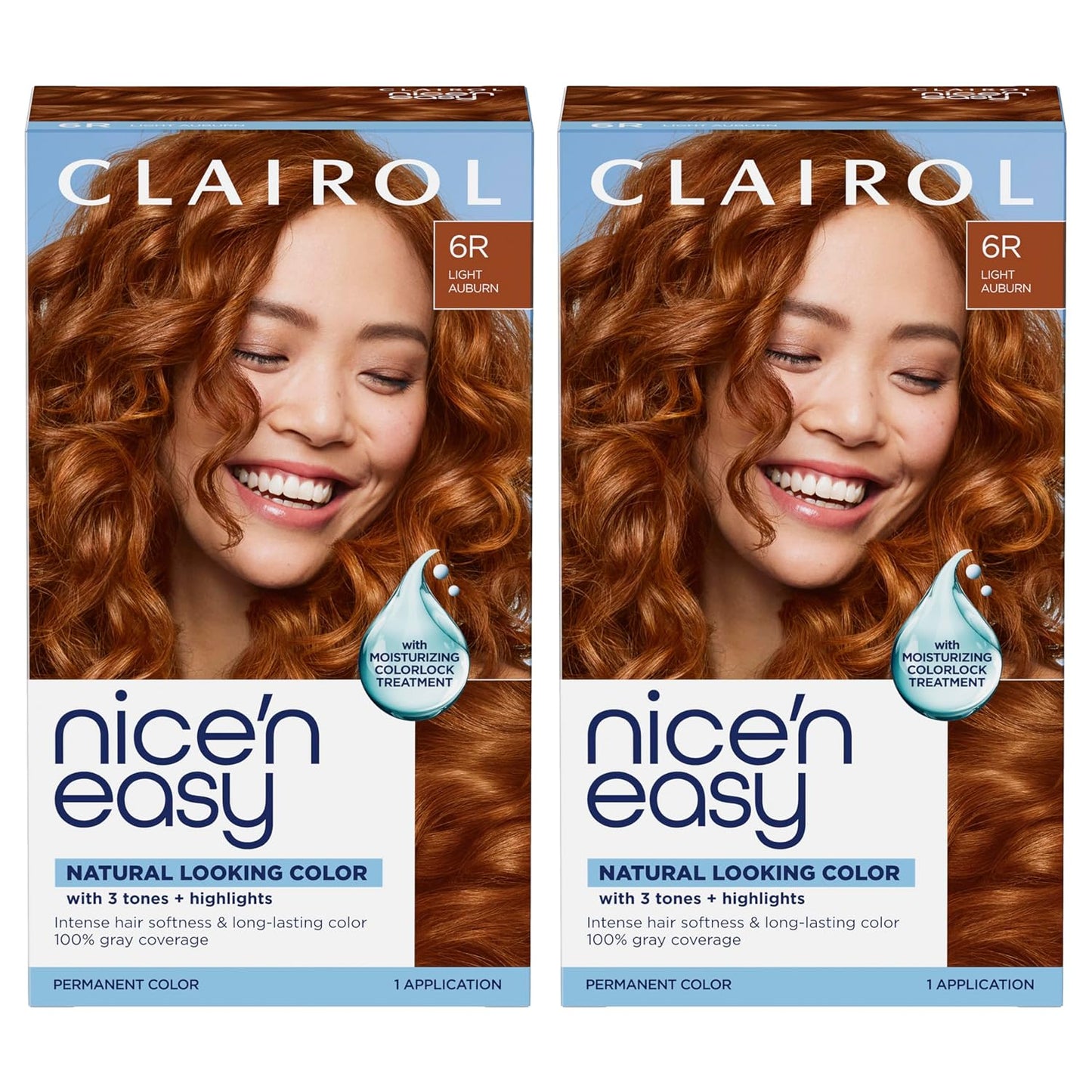 Clairol Nice'n Easy Permanent Hair Dye - Blackest Black | 100% Gray Coverage & Long-Lasting Shine | Single Pack
