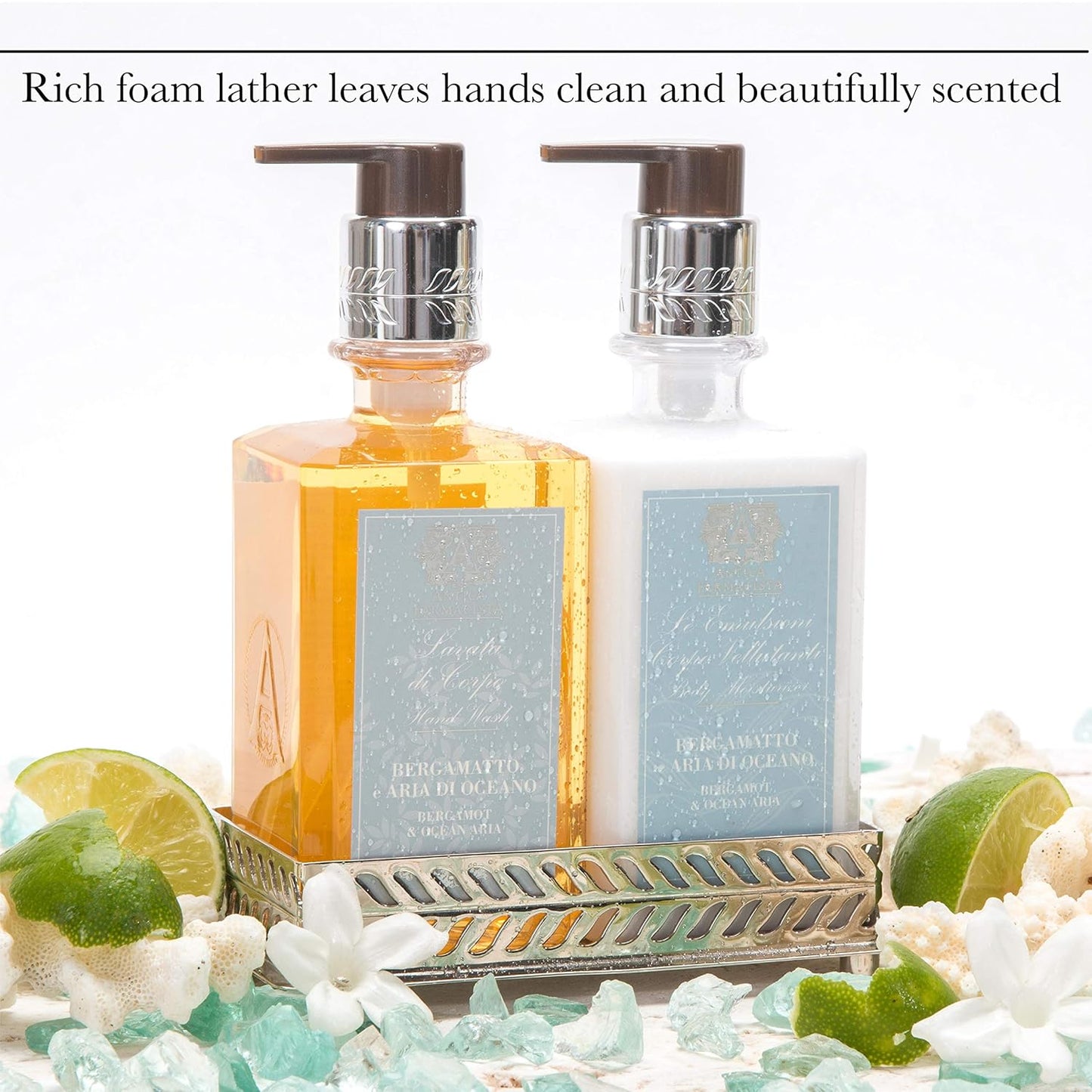 Antica Farmacista Hand & Body Wash - Luxury Hydrating Cleanser for Nourished Skin | Santorini, 10 fl oz