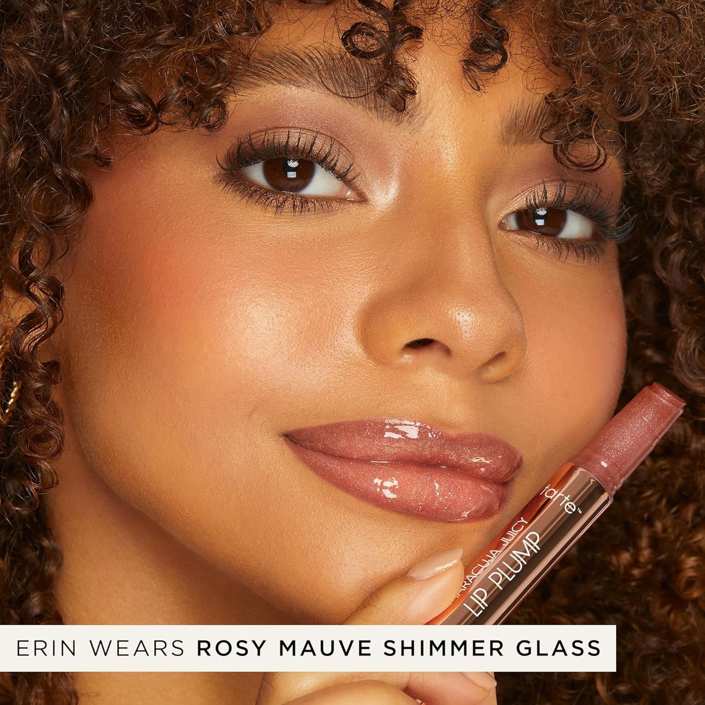 Tarte Maracuja Juicy Shimmer Lip Plump - Hydrating Lip Gloss Balm with Hyaluronic Acid & Vitamin E | Vegan & Cruelty-Free