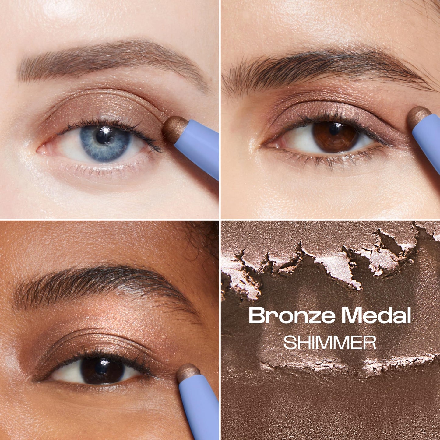 ALLEYOOP 11th Hour Cream Eyeshadow and Liner Stick, Brown Shimmer