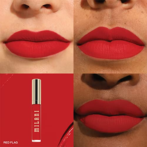 Milani Stay Put Longwear Liquid Lipstick - 12hr Matte - Red Flag
