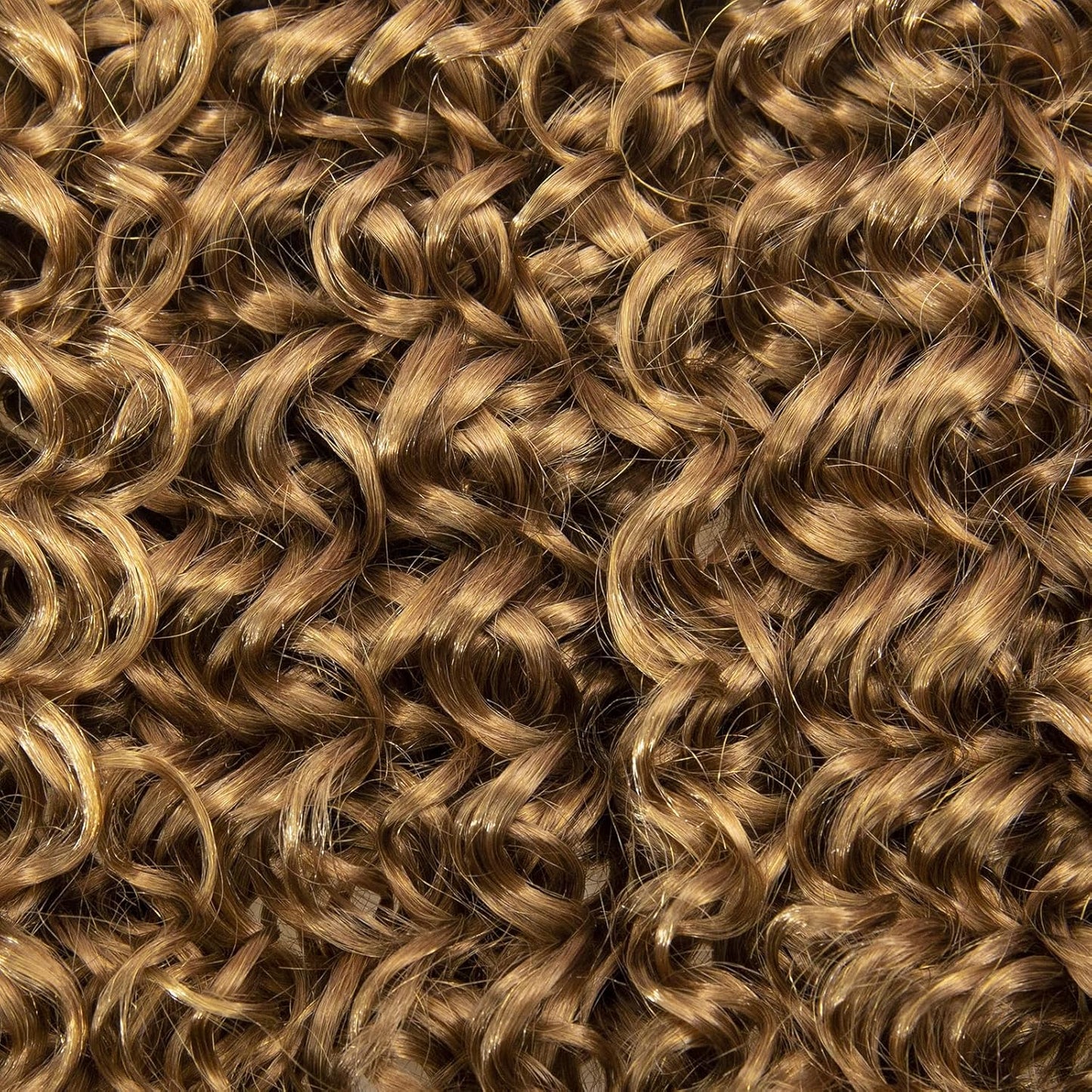 Water Wave Crochet Hair Extensions - Blonde Synthetic Bohemian Braids | 14 Inch Deep Wave (27#)