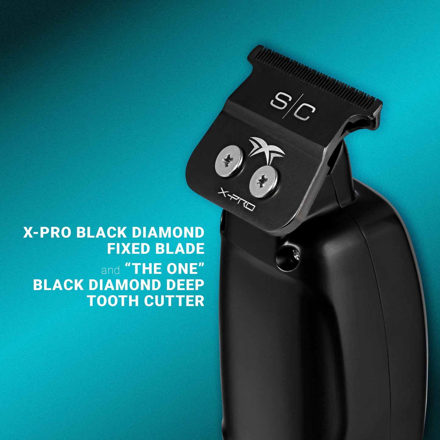 Stylecraft Saber Professional Full Metal Body Digital Brushless Motor Cordless Hair Trimmer (Black)