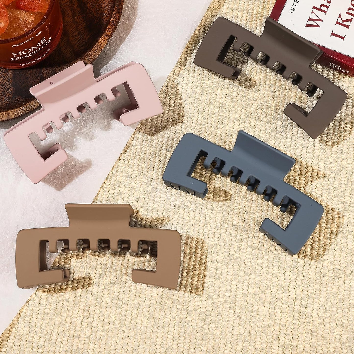 Hair Claw Clips for Women - Perfect for Baseball Caps & Trucker Hats | Stylish & Functional