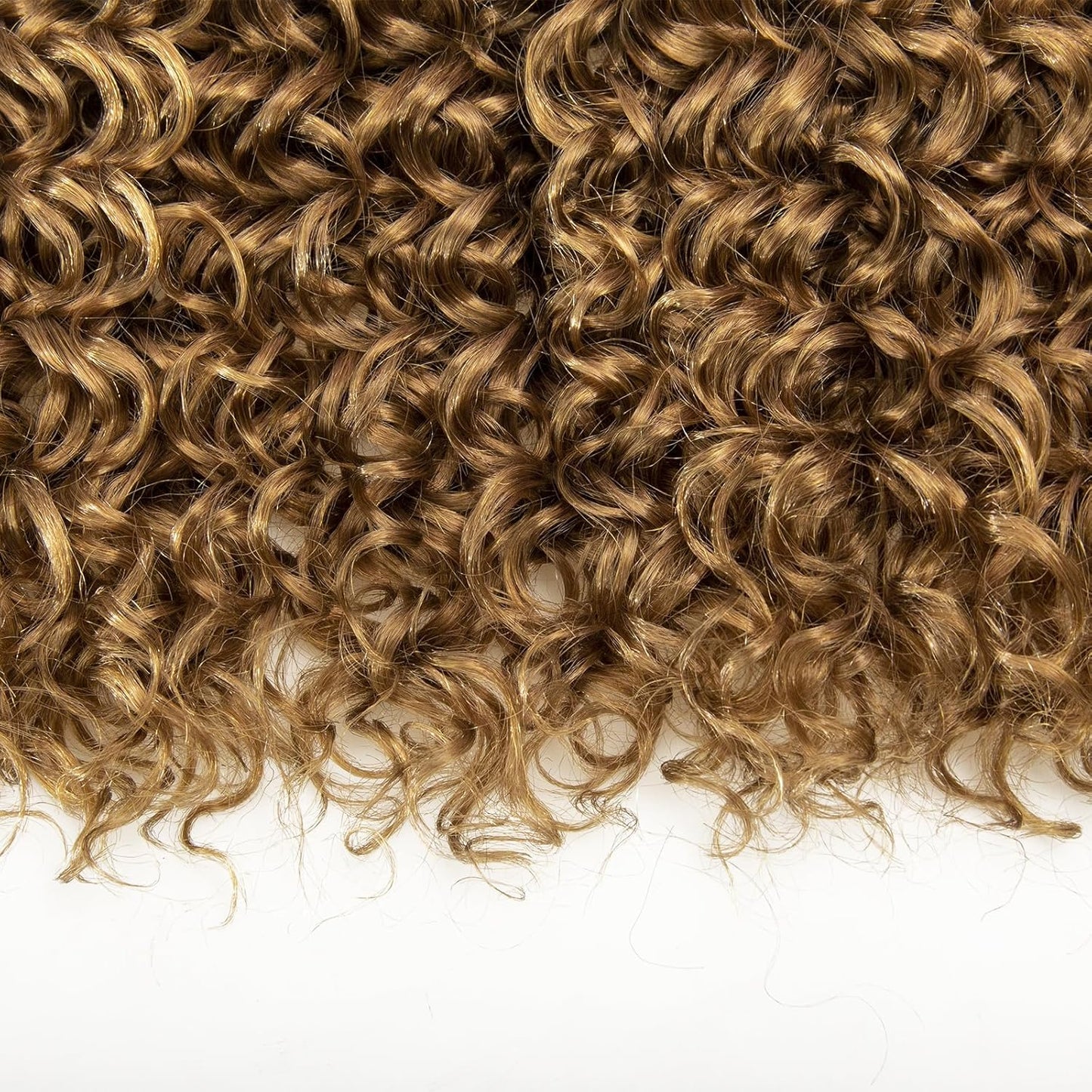 Water Wave Crochet Hair Extensions - Blonde Synthetic Bohemian Braids | 14 Inch Deep Wave (27#)