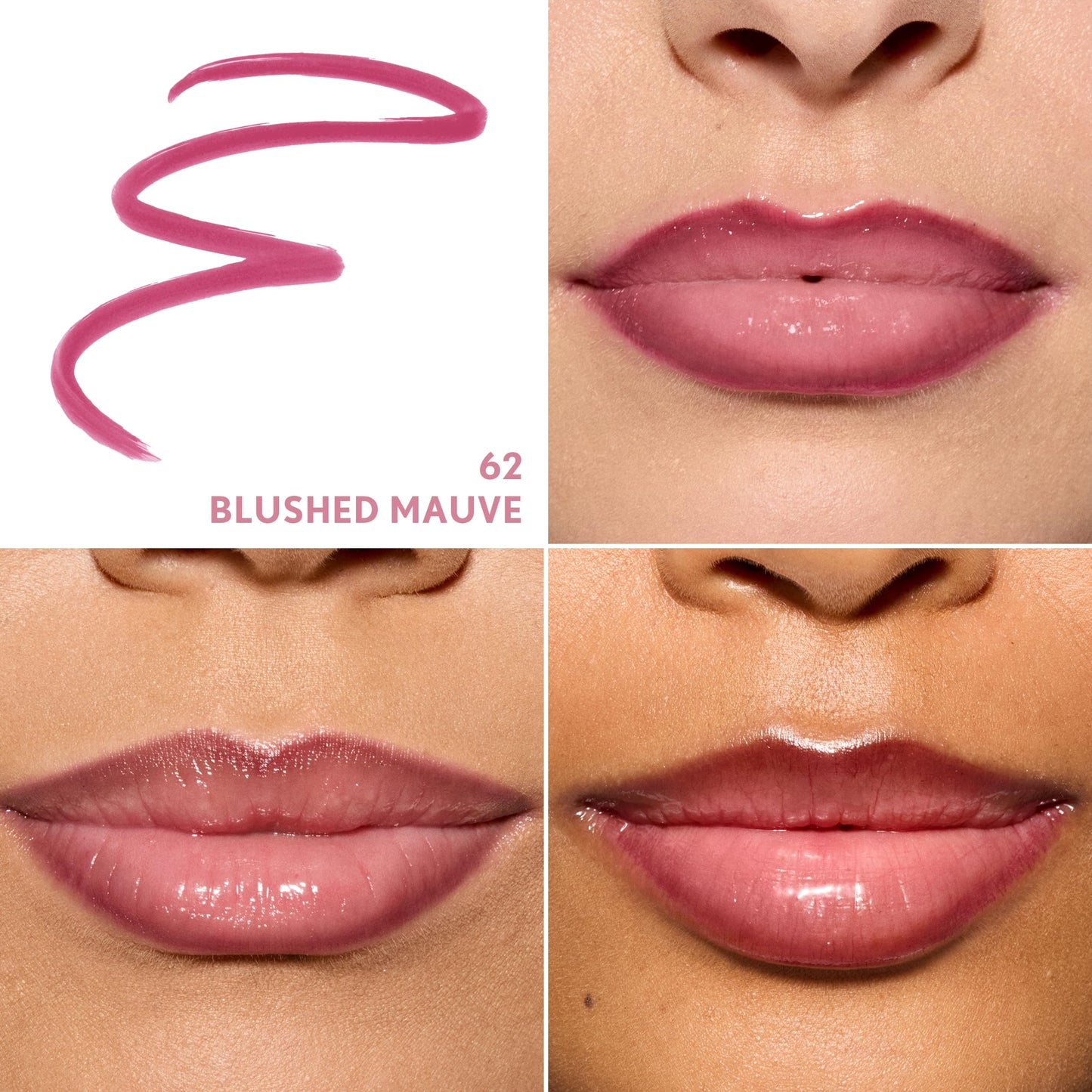 Covergirl Outlast Lipstain, 62 Blushed Mauve, Smooth Application, Precise Pen-Like Tip, Transfer-Proof, Satin Stained Finish, Vegan Formula, 0.06oz