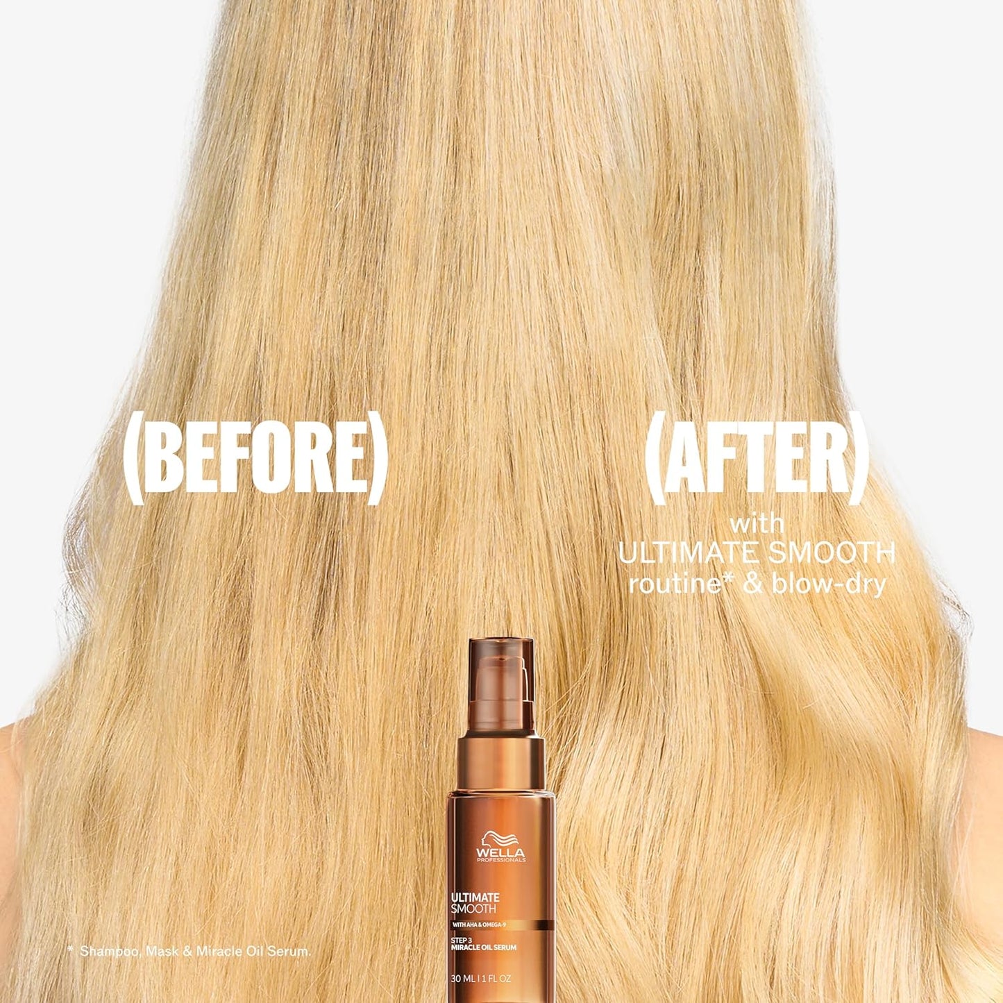 Wella Professionals Ultimate Smooth Conditioner - Nourishing Treatment for Dry, Frizzy Hair | Squalane & Omega 9 | Color Safe