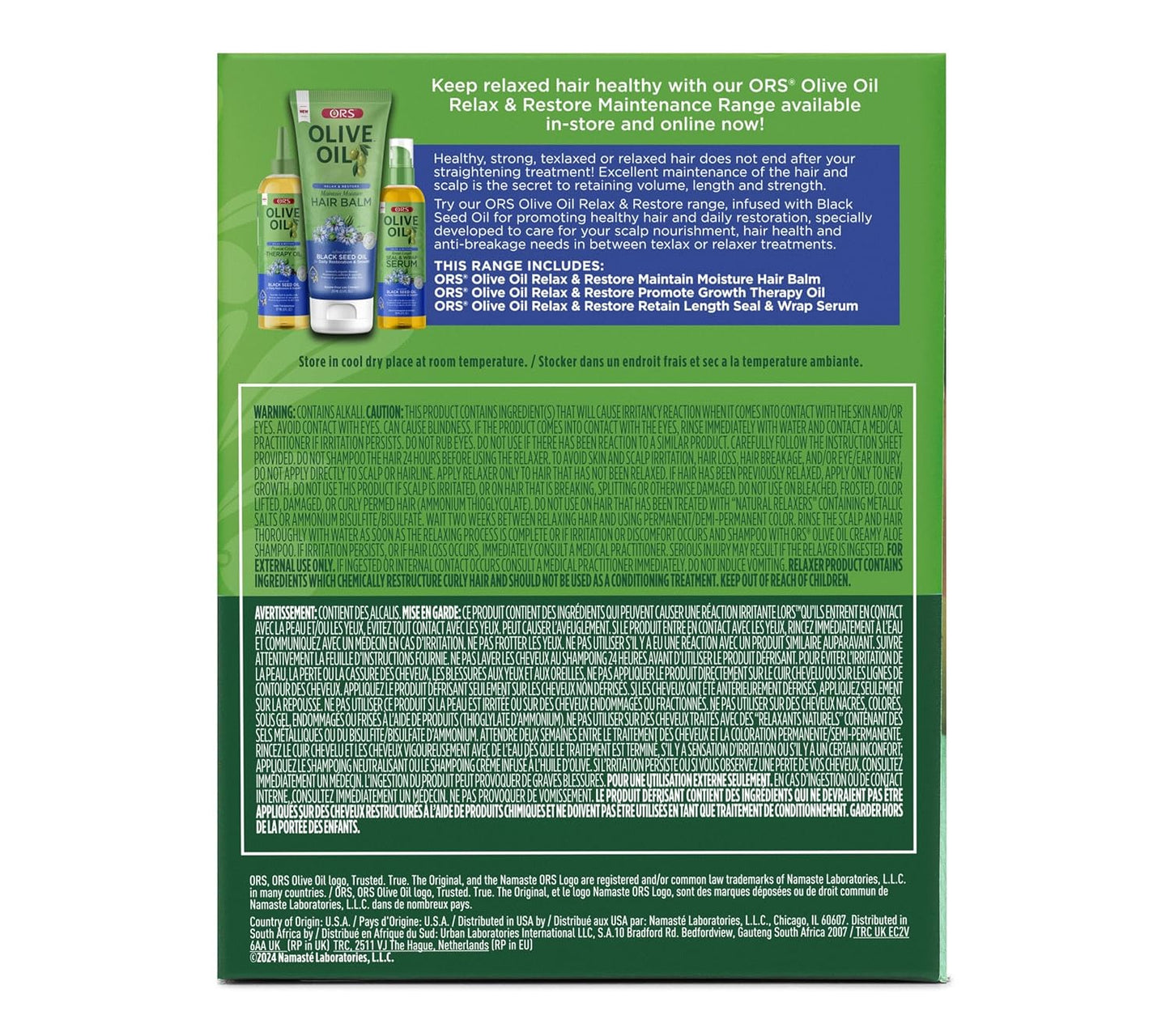 ORS Olive Oil Hair Relaxer - Build-In Protection for New Growth | Extra Strength (1)