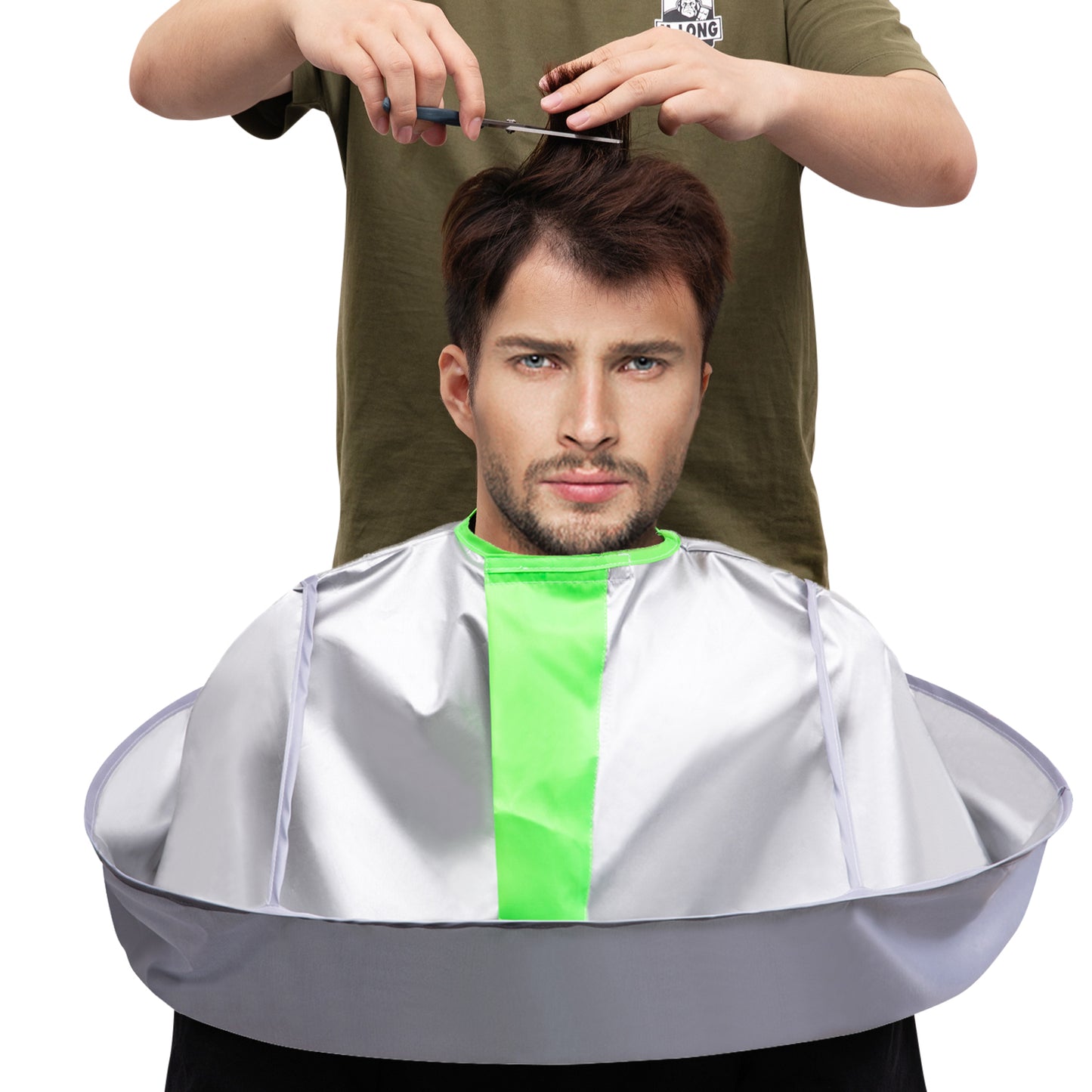 woniutch Hair Cutting Capes Umbrella, Barber Cape Cloak Cape for Home and Salon Use