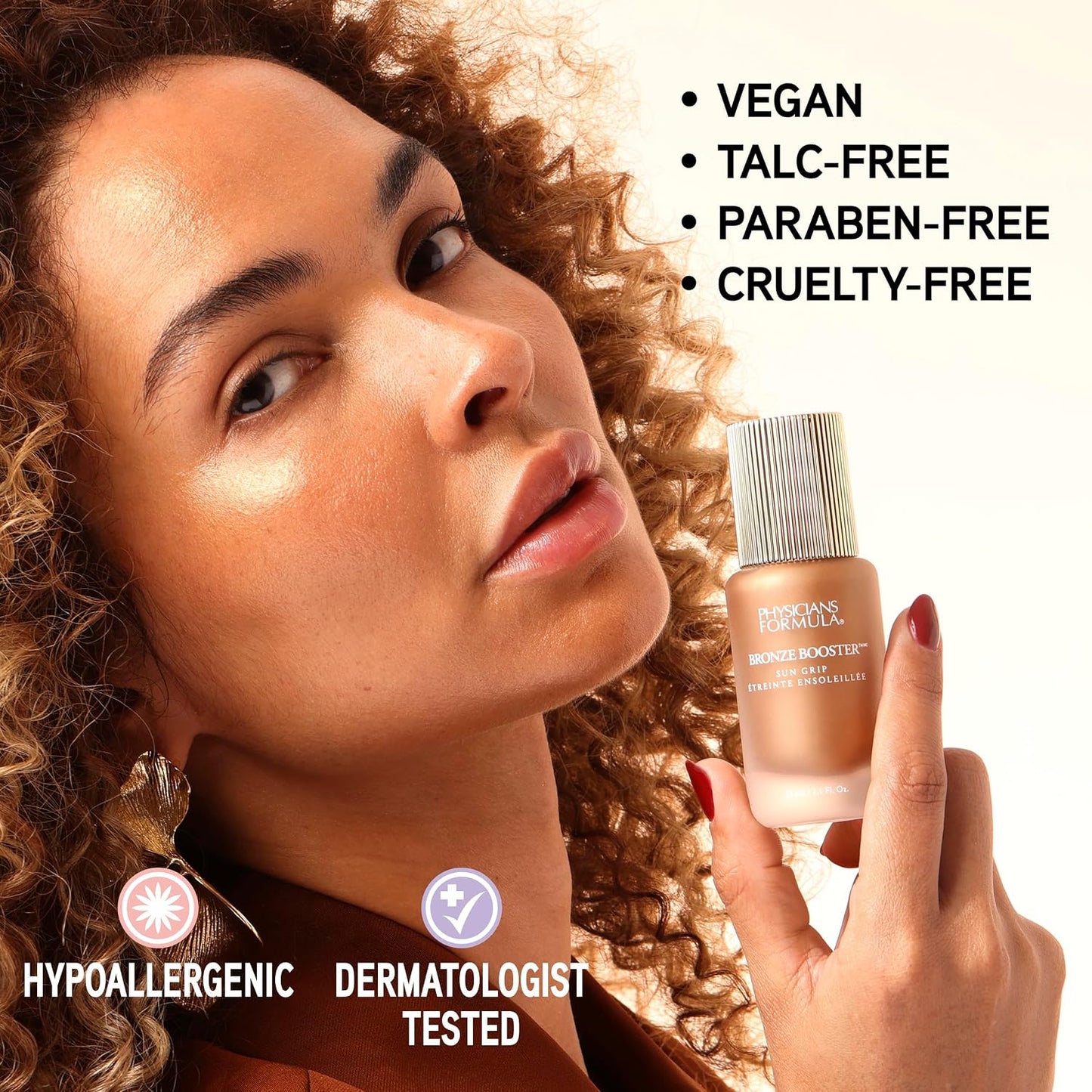 Bronze Booster™ Glow Activated Bronzing Primer - Sun Grip Formula for Radiant Skin