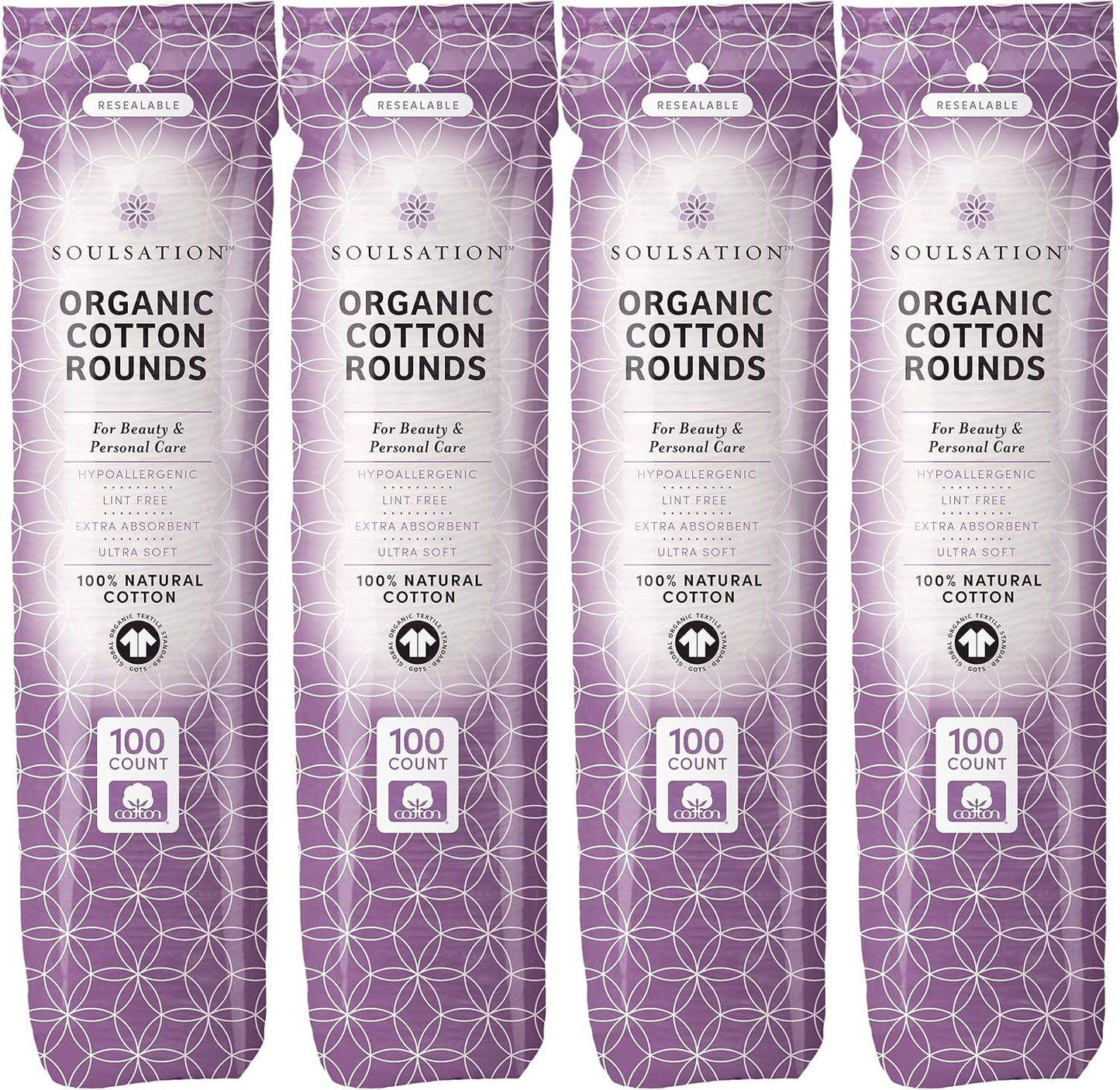 Extra Large Face Pads - 200 Count Durable, Absorbent, Hypoallergenic | Perfect for Makeup Removal & Cleansing