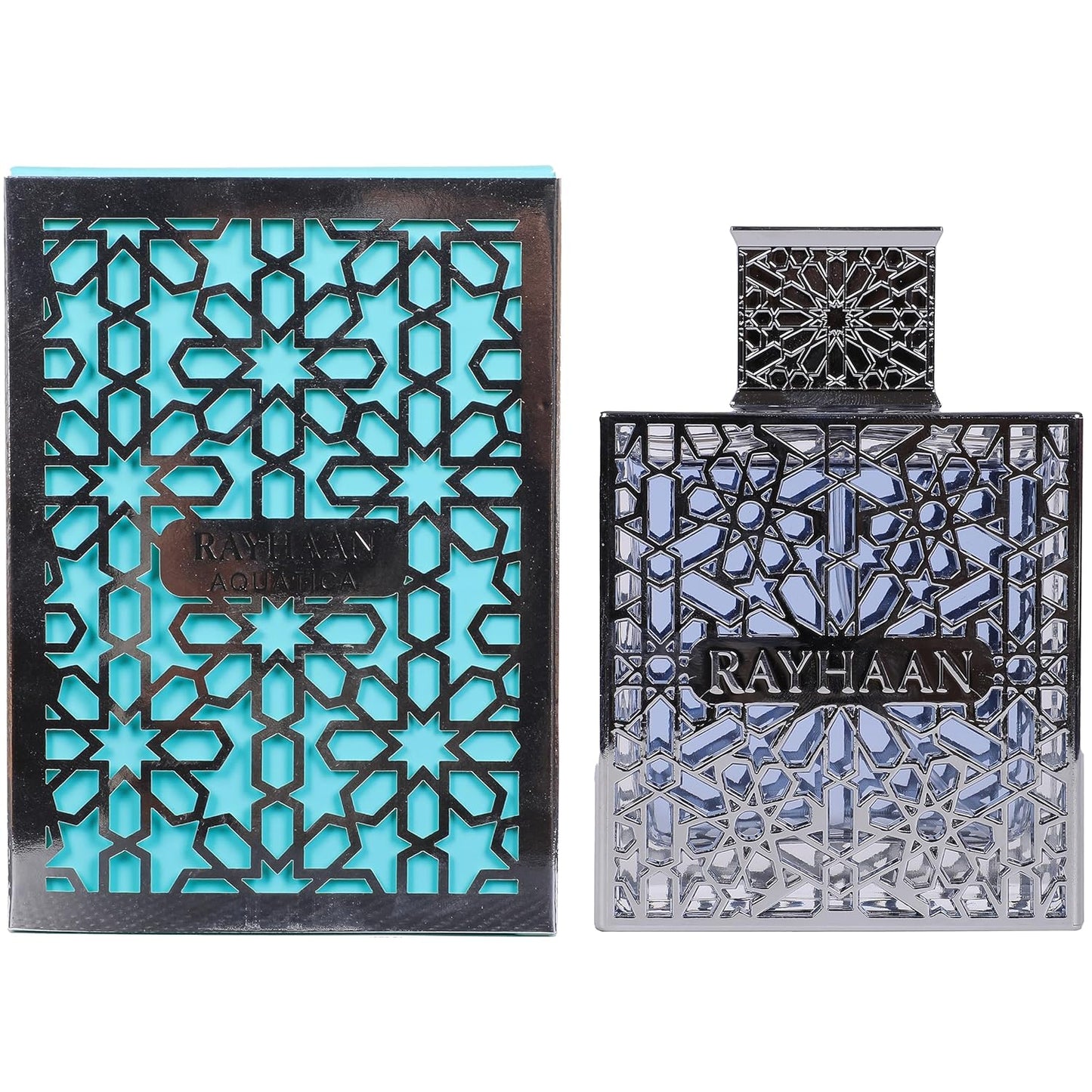 Rayhaan Aquatica Eau de Parfum for Men - Fresh Marine Citrus Fragrance | Long-Lasting, 3.4 Ounce (100 ml)