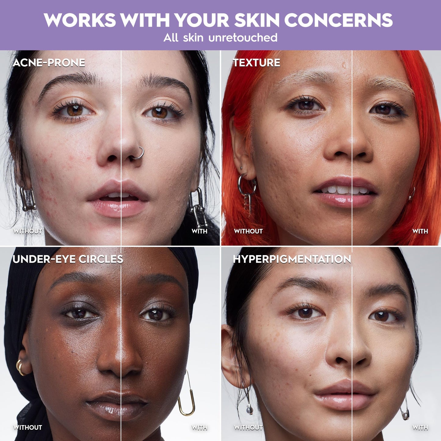 Urban Decay Face Bond Self-Setting Waterproof Foundation, Medium Coverage, Natural Matte Finish, 3% Niacinamide Serum Improves Skin Texture Feel, Transfer-Resistant, Sweat-Proof, Blurs Skin - Shade 10