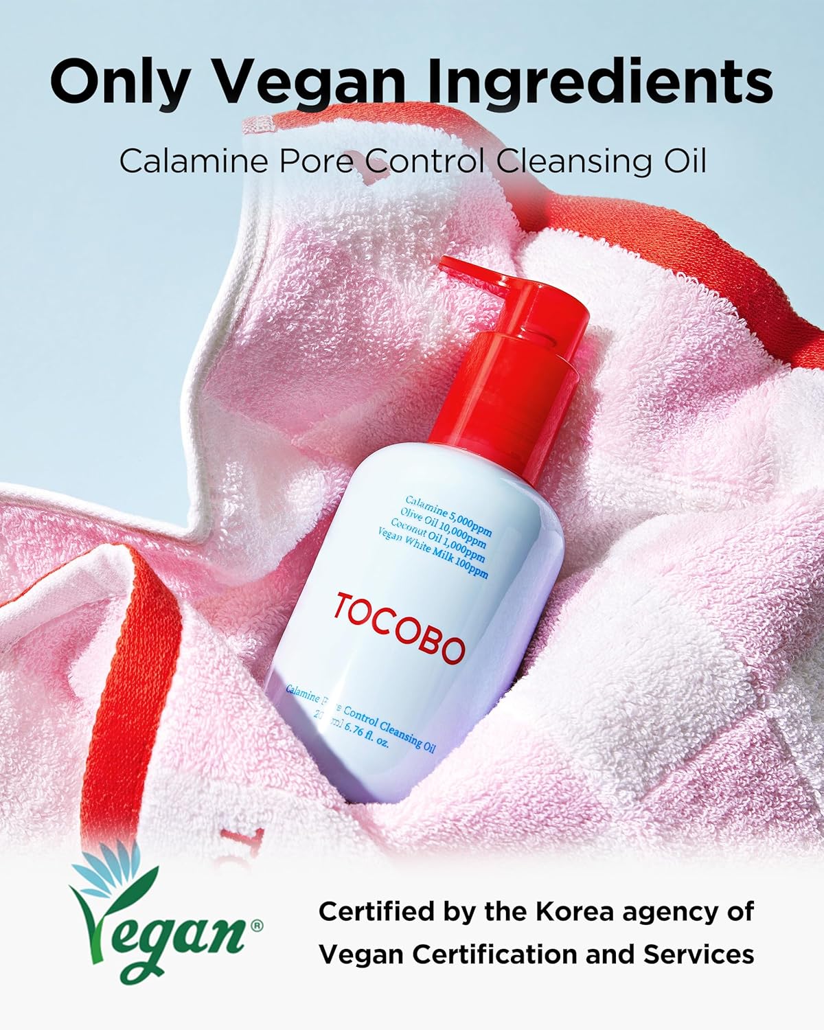 Calamine Pore Control Cleansing Oil - Deep Cleansing for Blackheads | 200ml / 6.76 fl oz